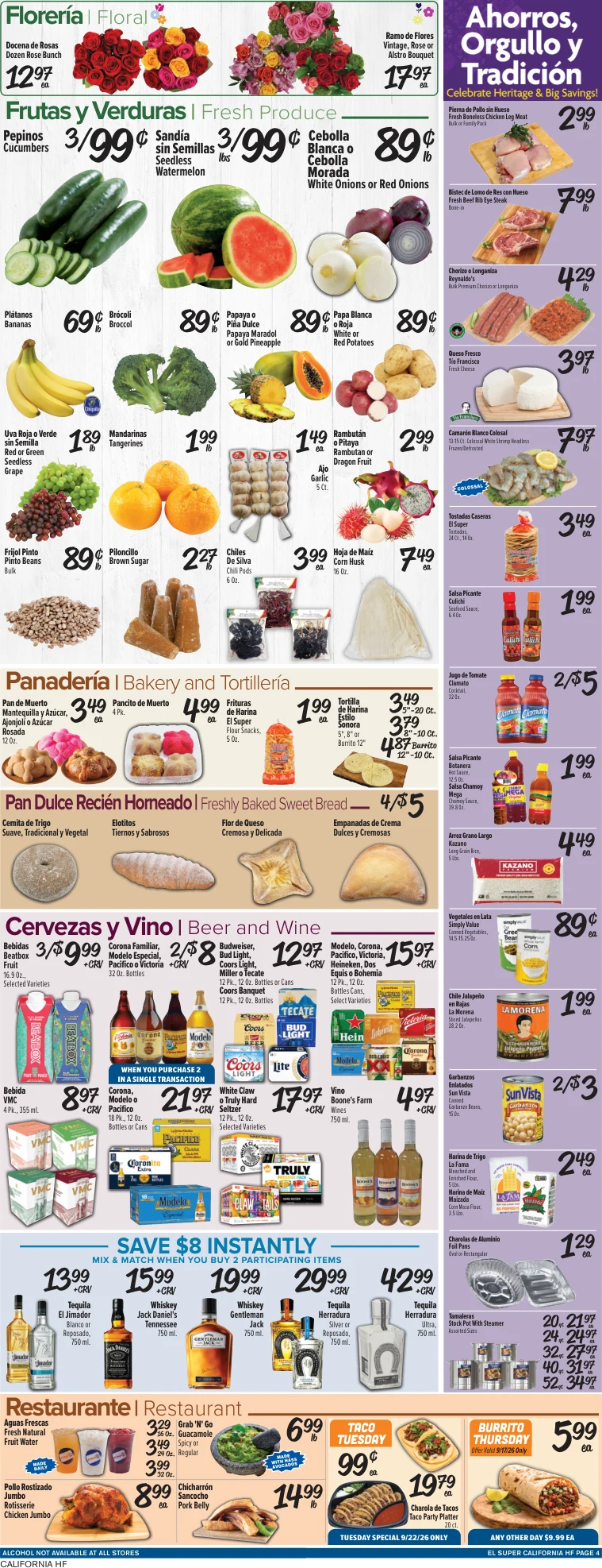 El Super California HF Weekly Ad Savings (09/16/26 - 09/22/26) - Page 4