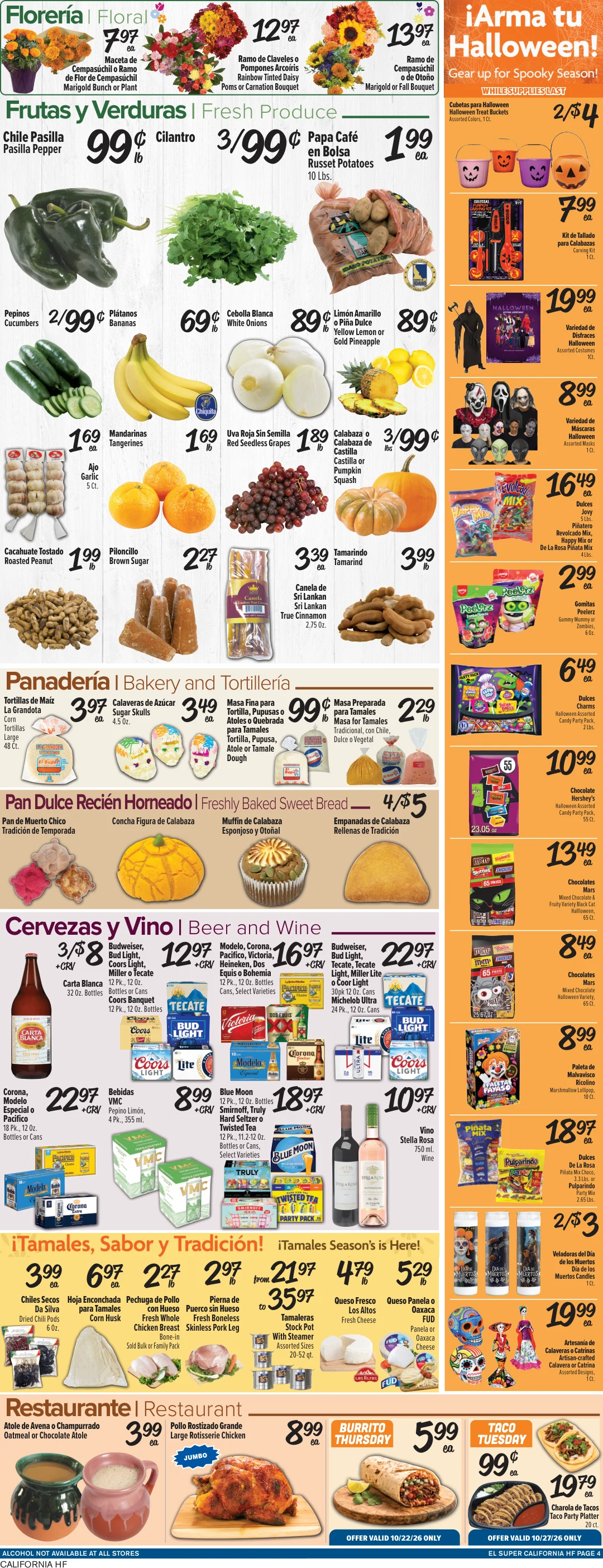 El Super California HF Weekly Ad Savings (10/21/26 - 10/27/26) - Page 4