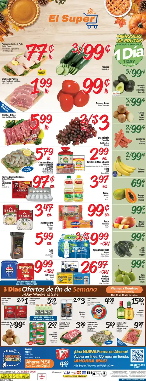 Weekly Ad Savings (10/14/26 - 10/20/26)