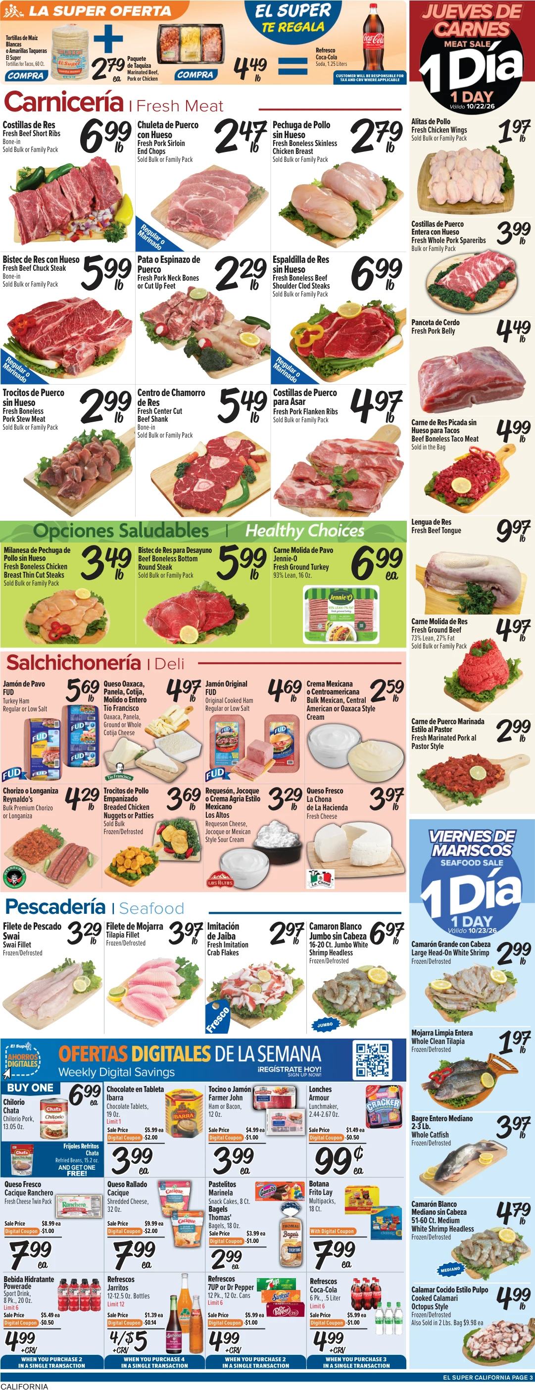 El Super California Weekly Ad Savings (10/21/26 - 10/27/26) - Page 3