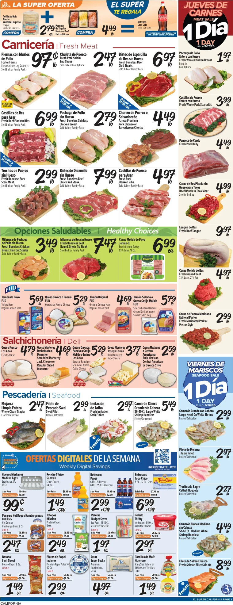 El Super California Weekly Ad Savings (09/16/26 - 09/22/26) - Page 3