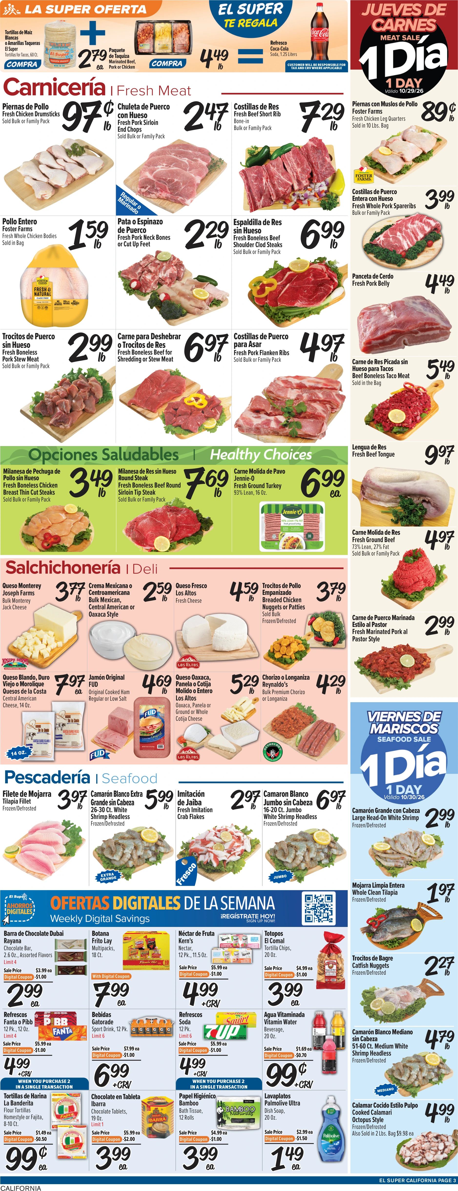 El Super California Weekly Ad Savings (10/28/26 - 11/03/26) - Page 3