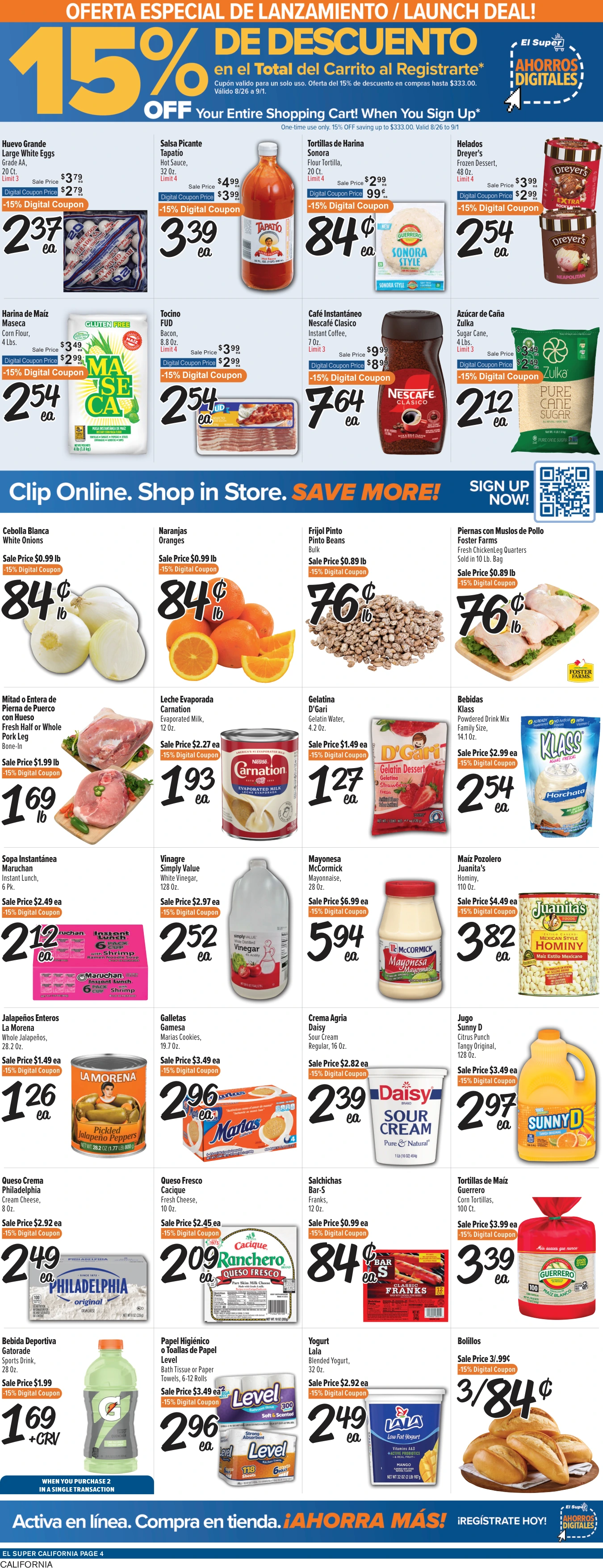 El Super California Weekly Ad Savings (08/26/26 - 09/01/26) - Page 4