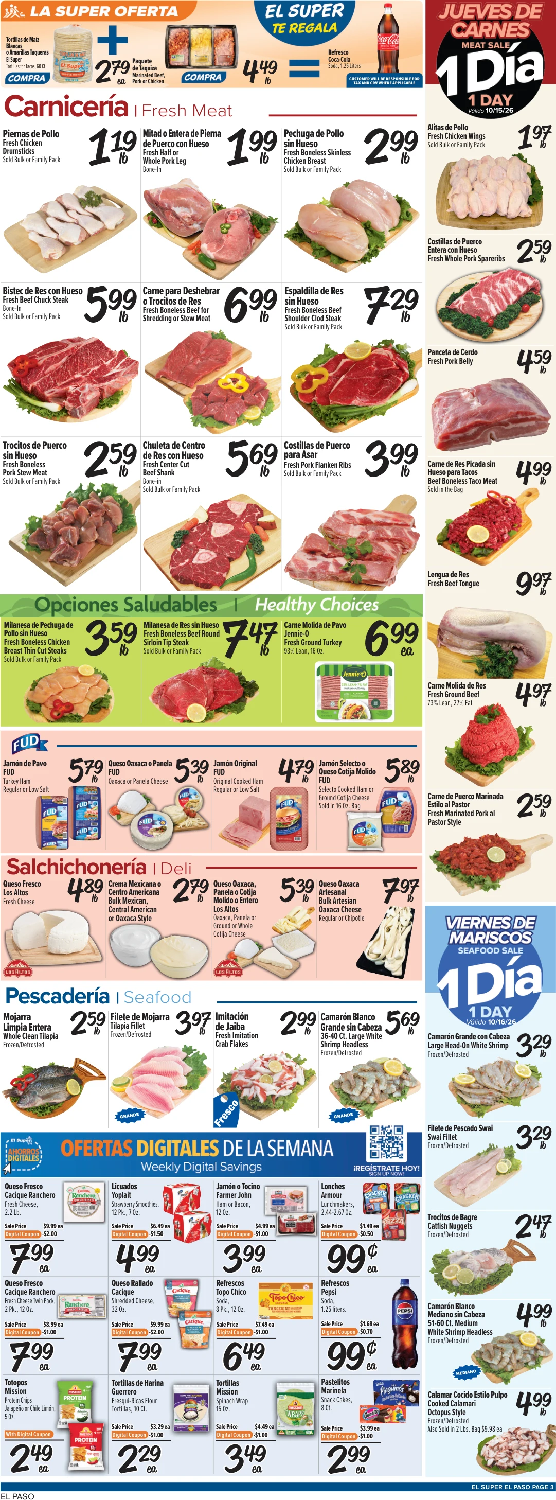 El Super El Paso Weekly Ad Savings (10/14/26 - 10/20/26) - Page 3