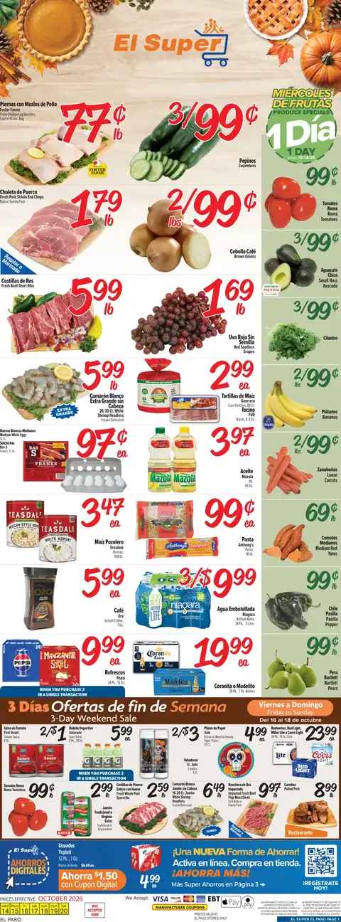 Weekly Ad Savings (10/14/26 - 10/20/26)