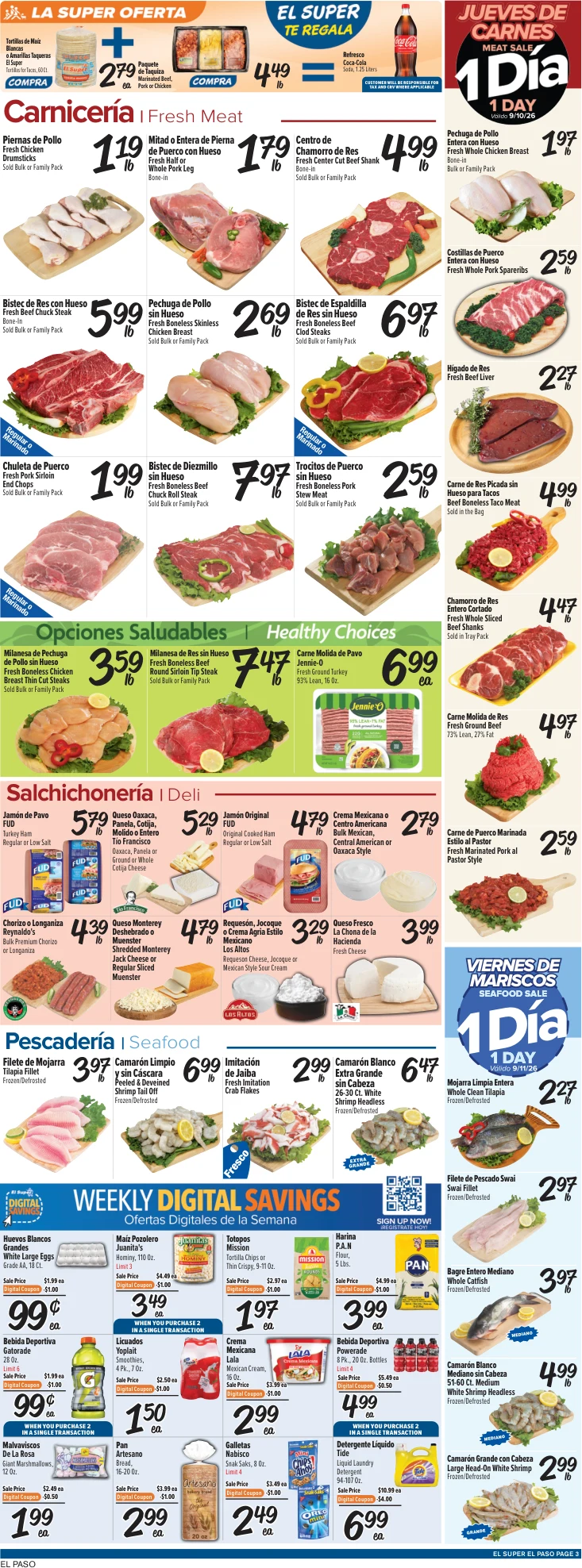 El Super El Paso Weekly Ad Savings (09/09/26 - 09/15/26) - Page 3