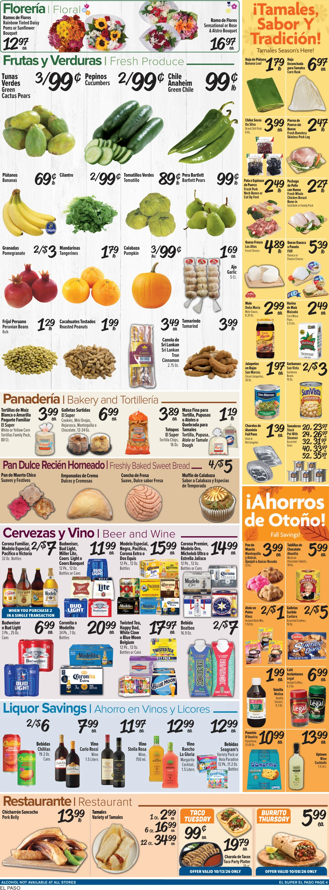 El Super El Paso Weekly Ad Savings (10/07/26 - 10/13/26) - Page 4