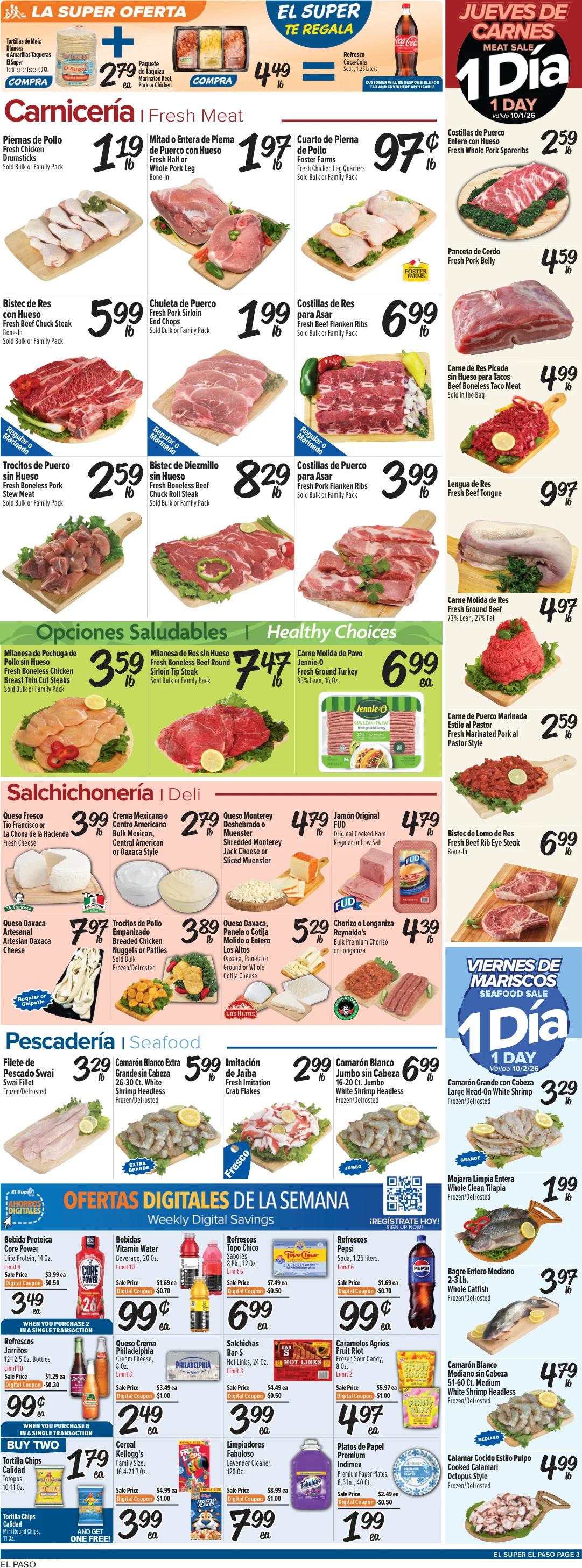 El Super El Paso Weekly Ad Savings (09/30/26 - 10/06/26) - Page 3