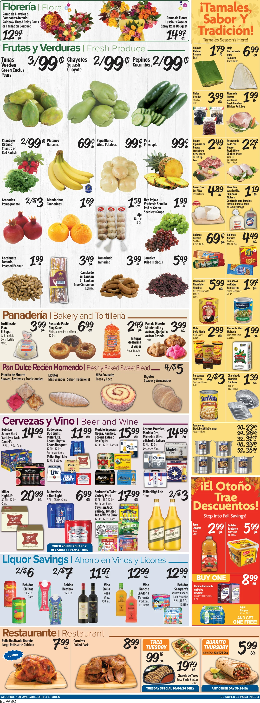 El Super El Paso Weekly Ad Savings (09/30/26 - 10/06/26) - Page 4