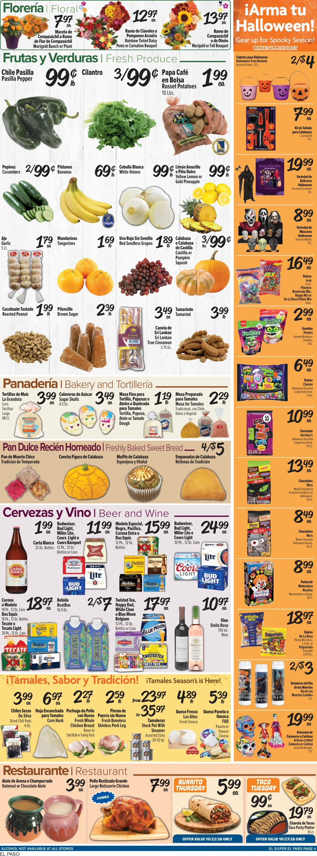 El Super El Paso Weekly Ad Savings (10/21/26 - 10/27/26) - Page 4