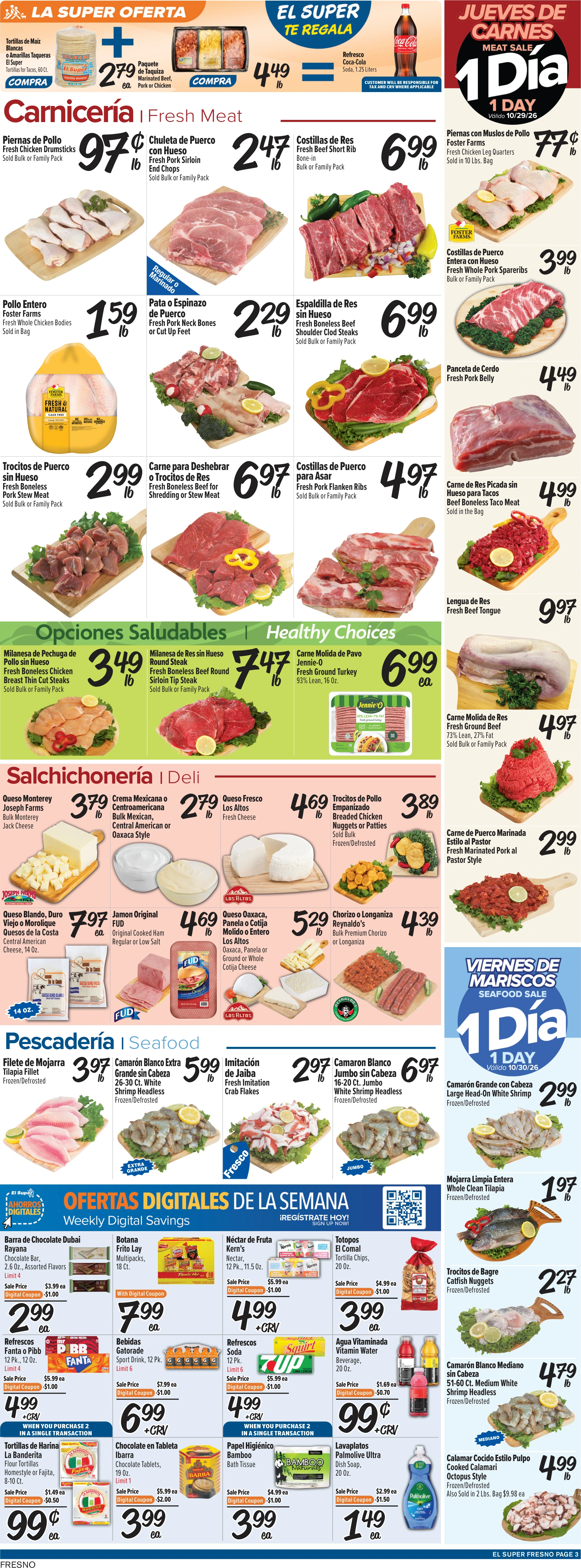 El Super Fresno Weekly Ad Savings (10/28/26 - 11/03/26) - Page 3