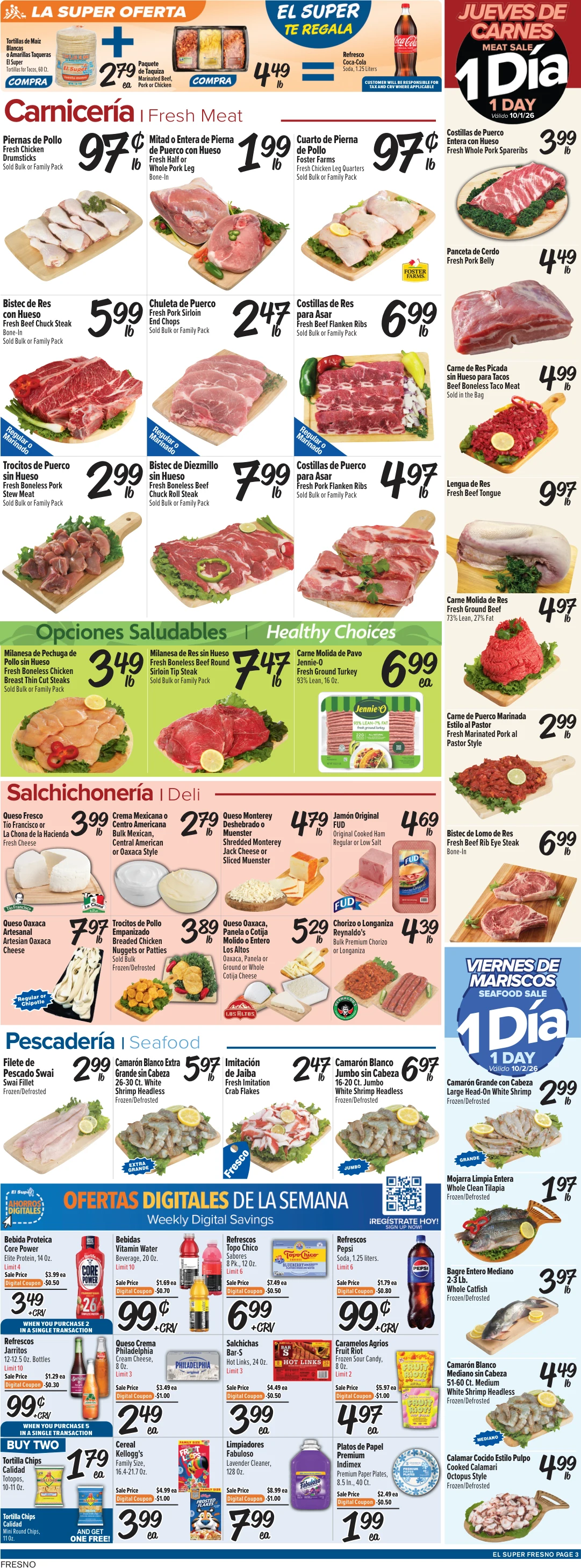El Super Fresno Weekly Ad Savings (09/30/26 - 10/06/26) - Page 3