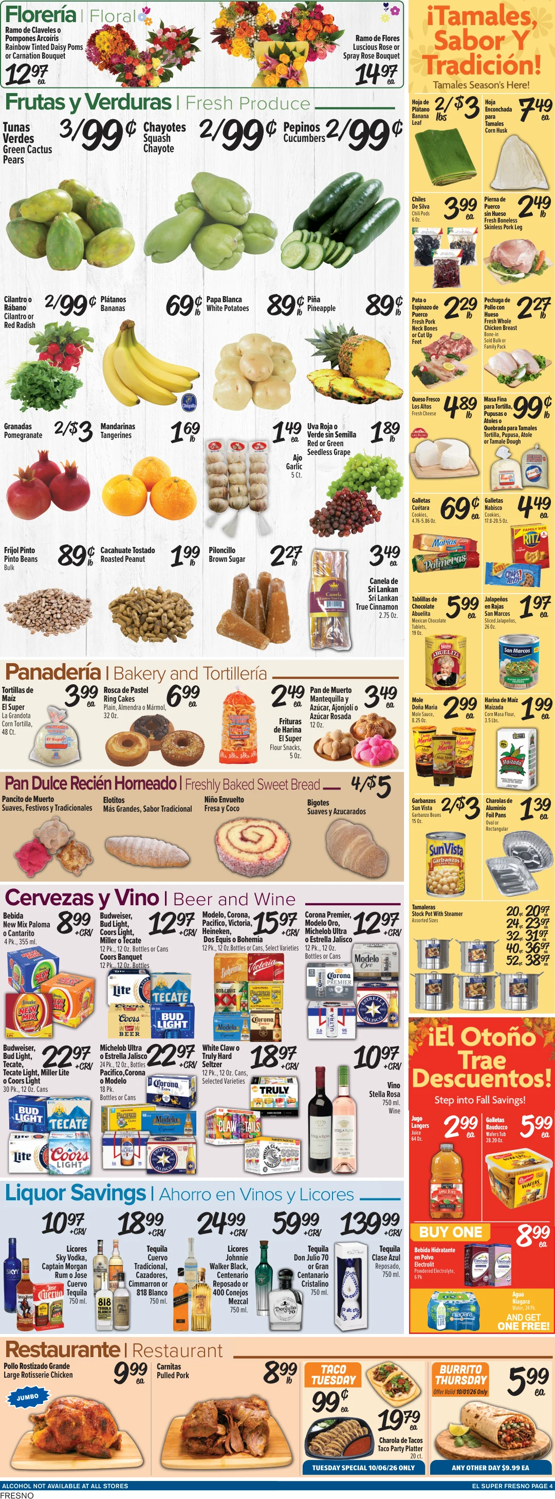 El Super Fresno Weekly Ad Savings (09/30/26 - 10/06/26) - Page 4
