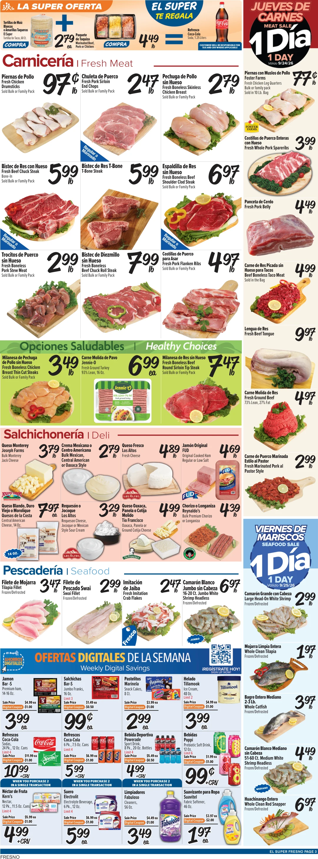 El Super Fresno Weekly Ad Savings (09/23/26 - 09/29/26) - Page 3