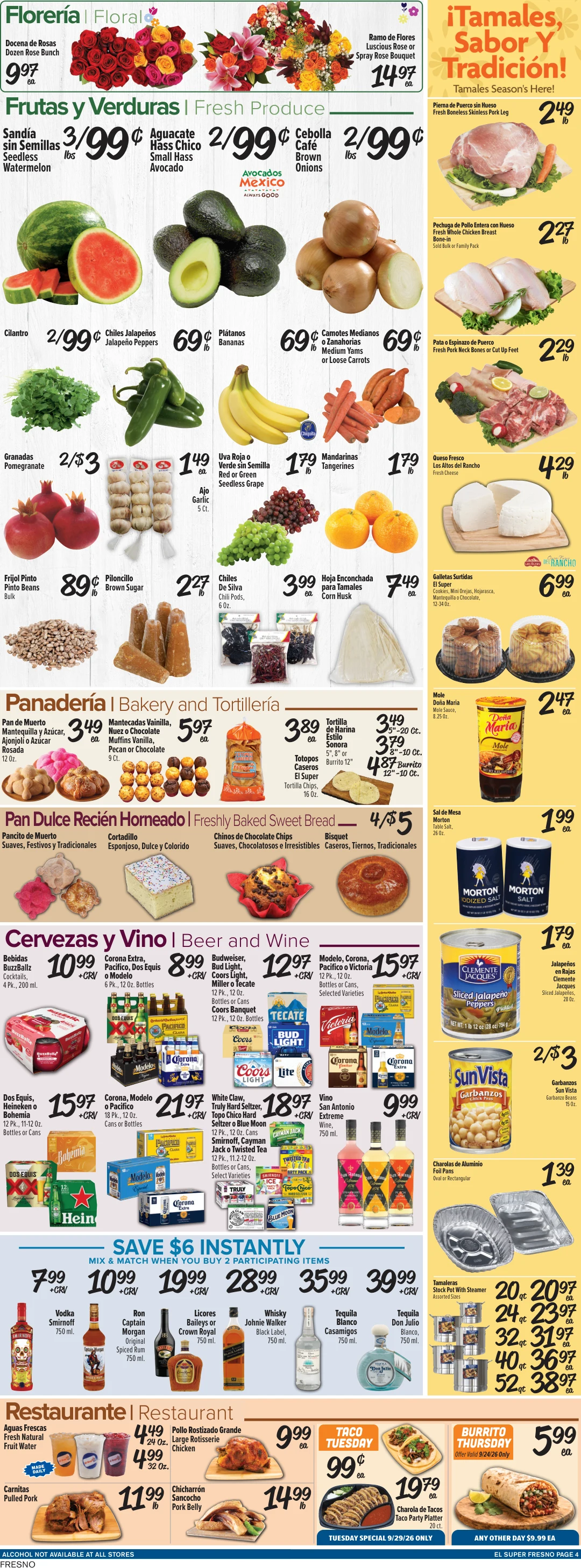 El Super Fresno Weekly Ad Savings (09/23/26 - 09/29/26) - Page 4