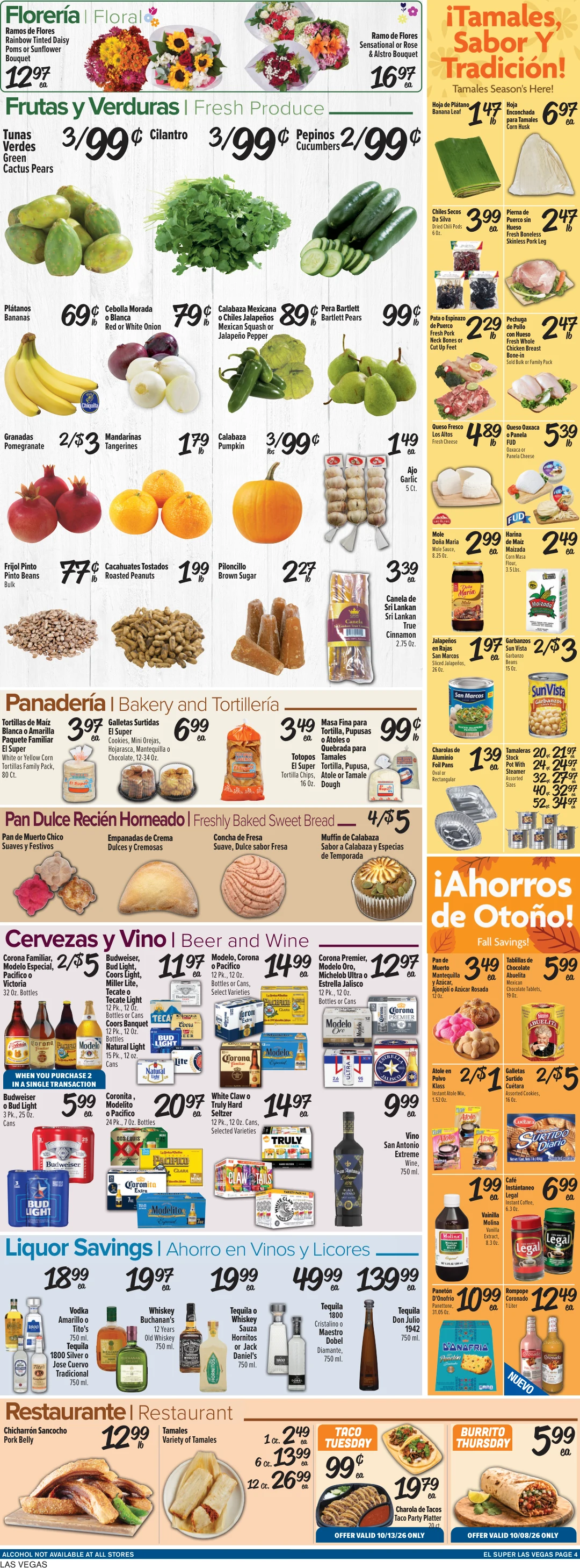 El Super Las Vegas Weekly Ad Savings (10/07/26 - 10/13/26) - Page 4