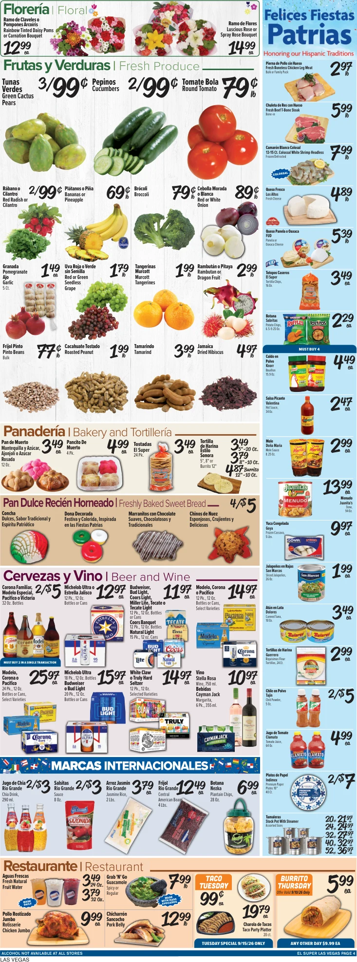 El Super Las Vegas Weekly Ad Savings (09/09/26 - 09/15/26) - Page 4