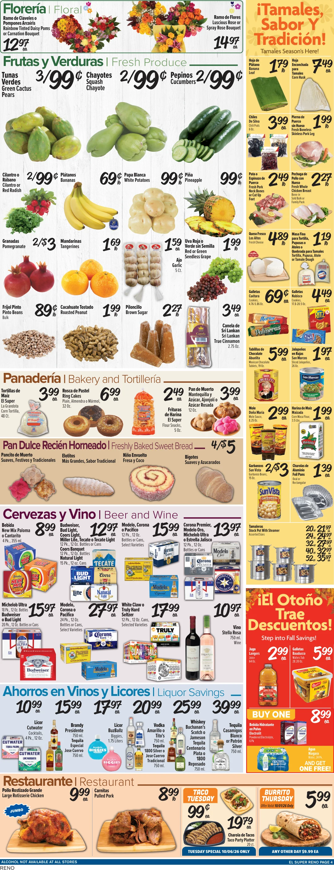 El Super Reno Weekly Ad Savings (09/30/26 - 10/06/26) - Page 4