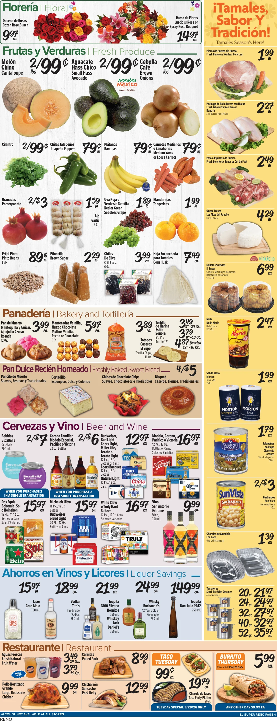 El Super Reno Weekly Ad Savings (09/23/26 - 09/29/26) - Page 4
