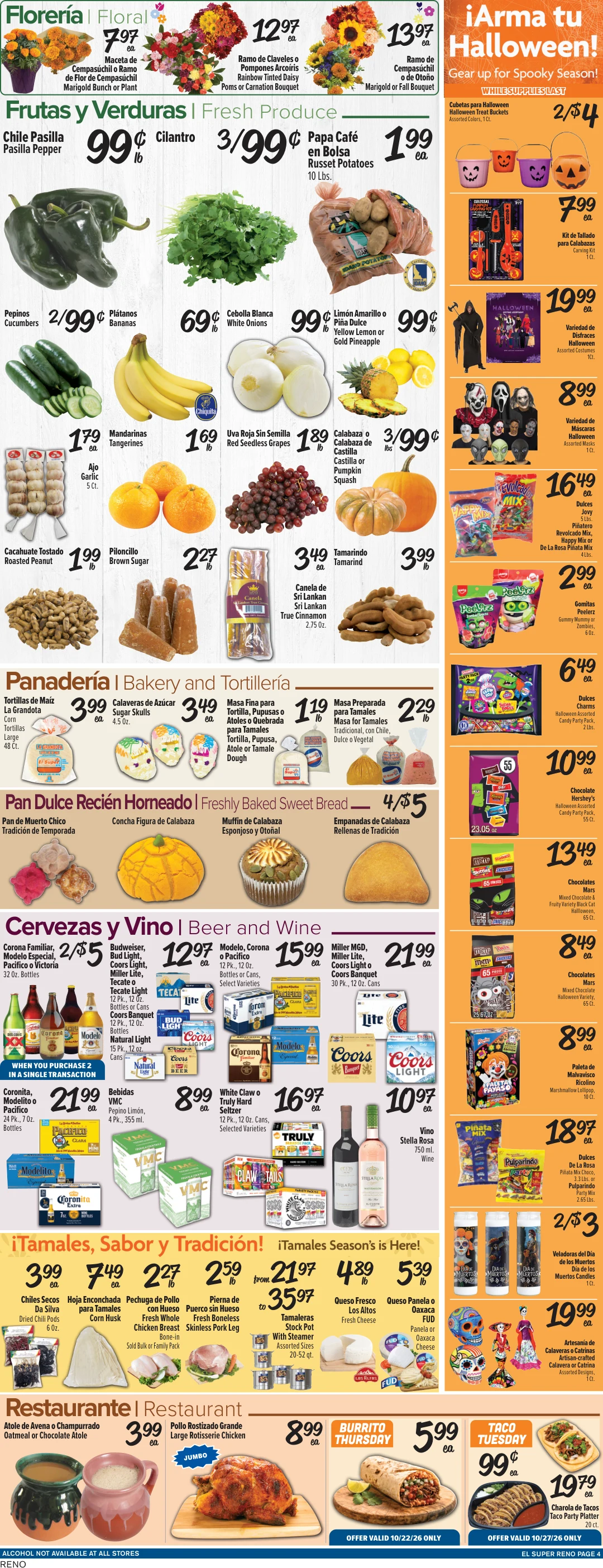 El Super Reno Weekly Ad Savings (10/21/26 - 10/27/26) - Page 4