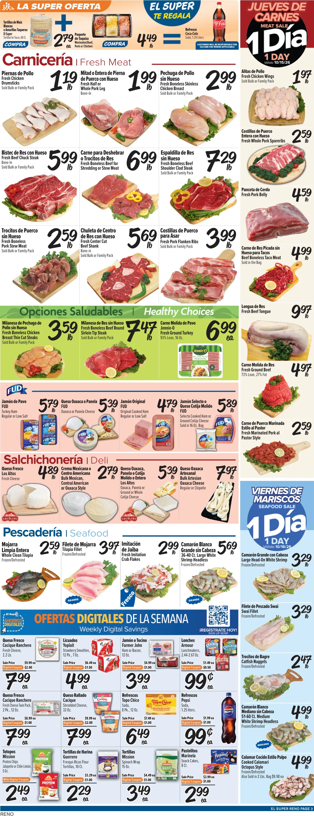 El Super Reno Weekly Ad Savings (10/14/26 - 10/20/26) - Page 3