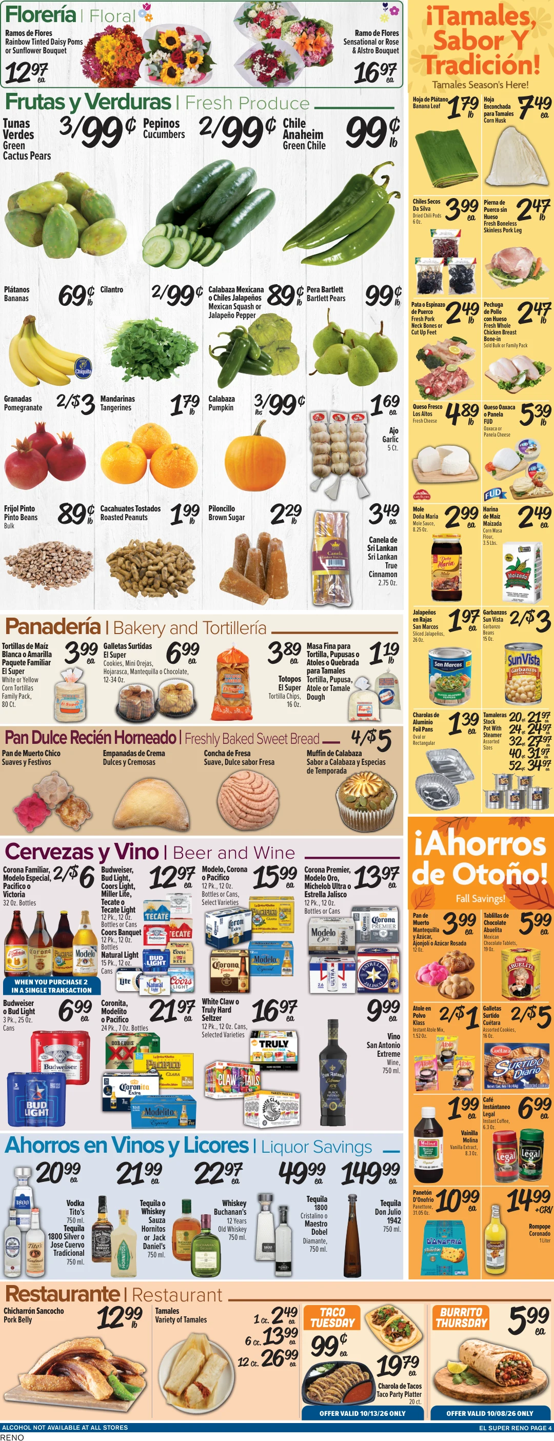 El Super Reno Weekly Ad Savings (10/07/26 - 10/13/26) - Page 4