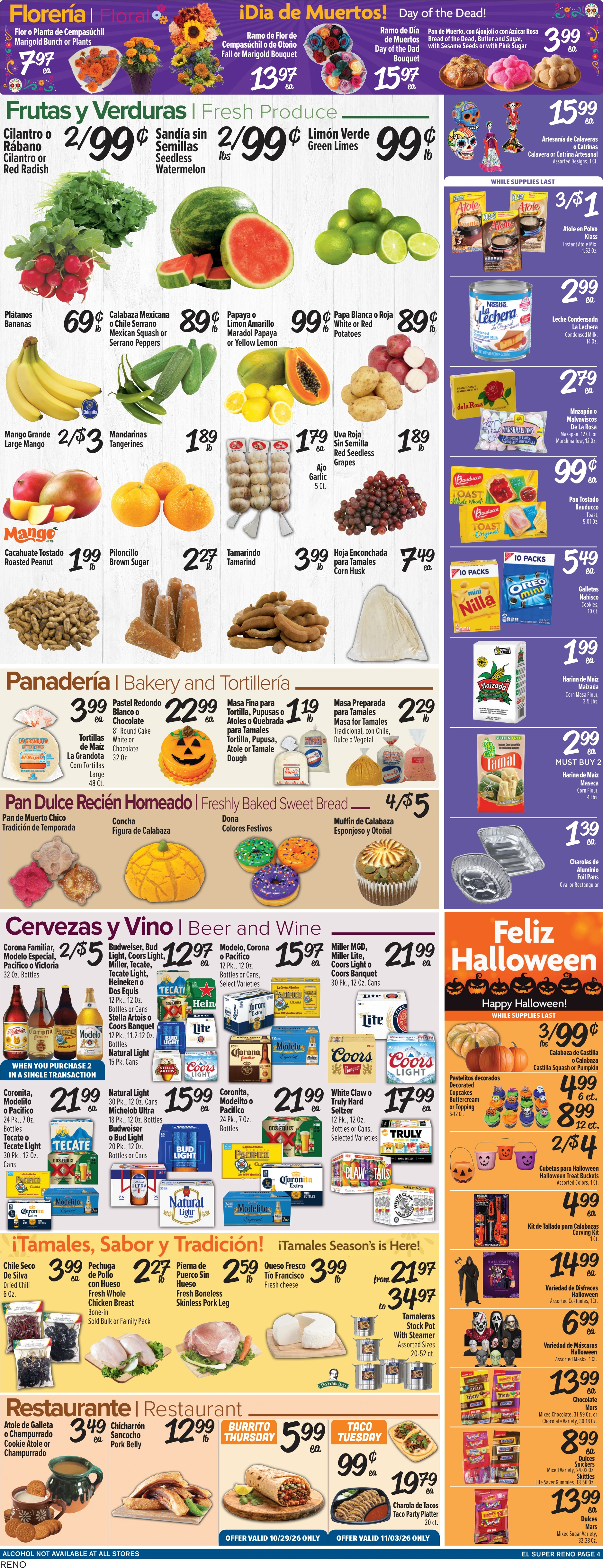 El Super Reno Weekly Ad Savings (10/28/26 - 11/03/26) - Page 4