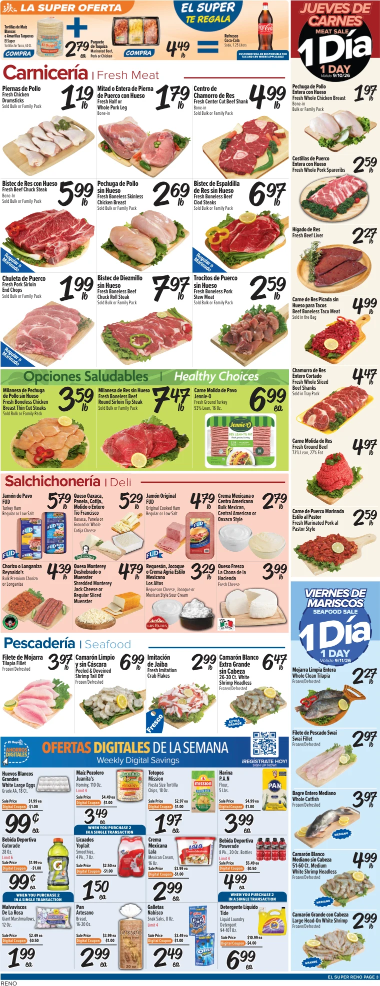 El Super Reno Weekly Ad Savings (09/09/26 - 09/15/26) - Page 3