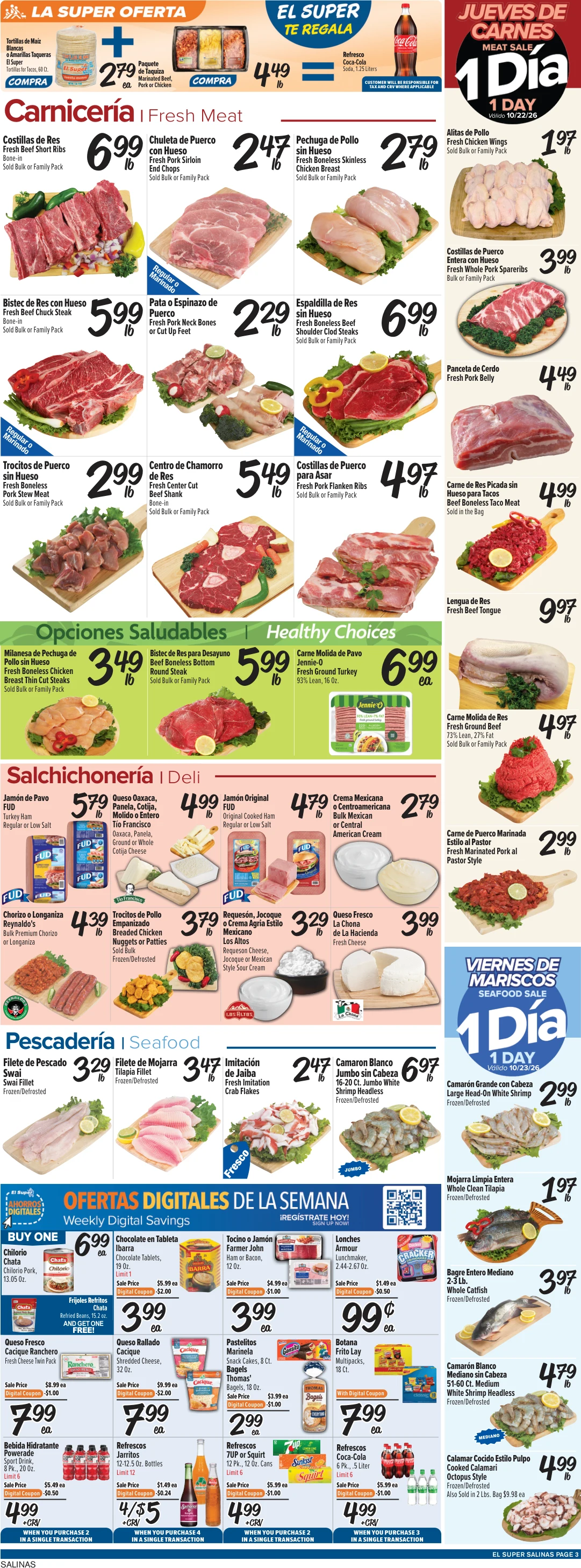 El Super Salinas Weekly Ad Savings (10/21/26 - 10/27/26) - Page 3