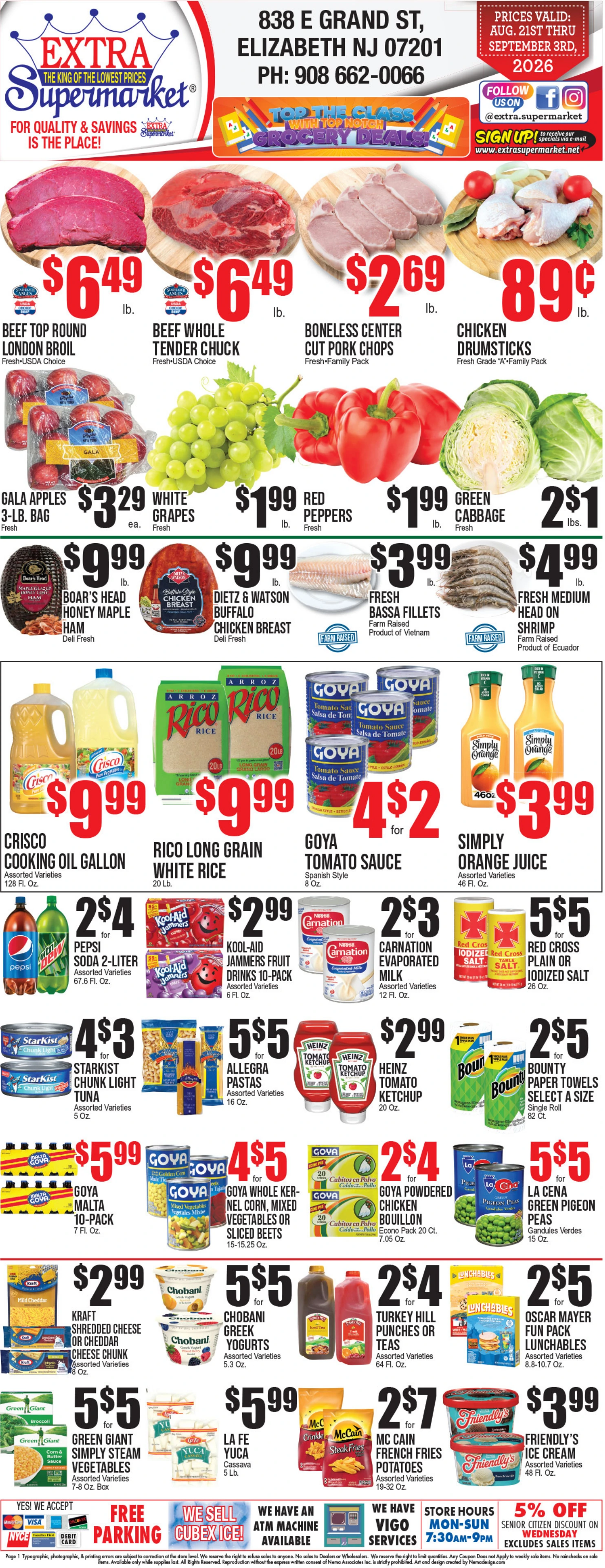 Extra Supermarket Elizabeth Extra Supermarket Elizabeth - Page 1