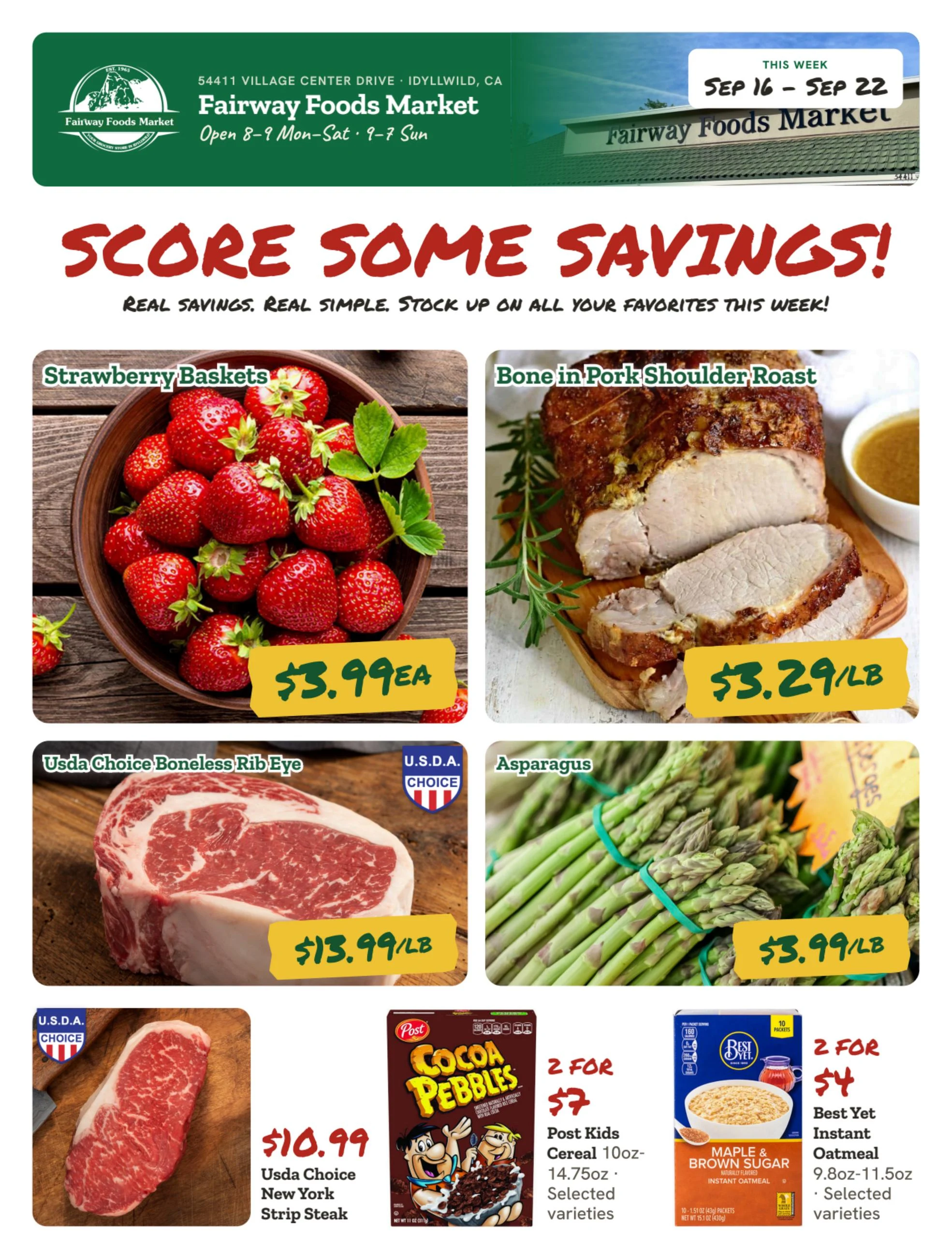 Fairway Foods Inc. Weekly Ad - Page 1