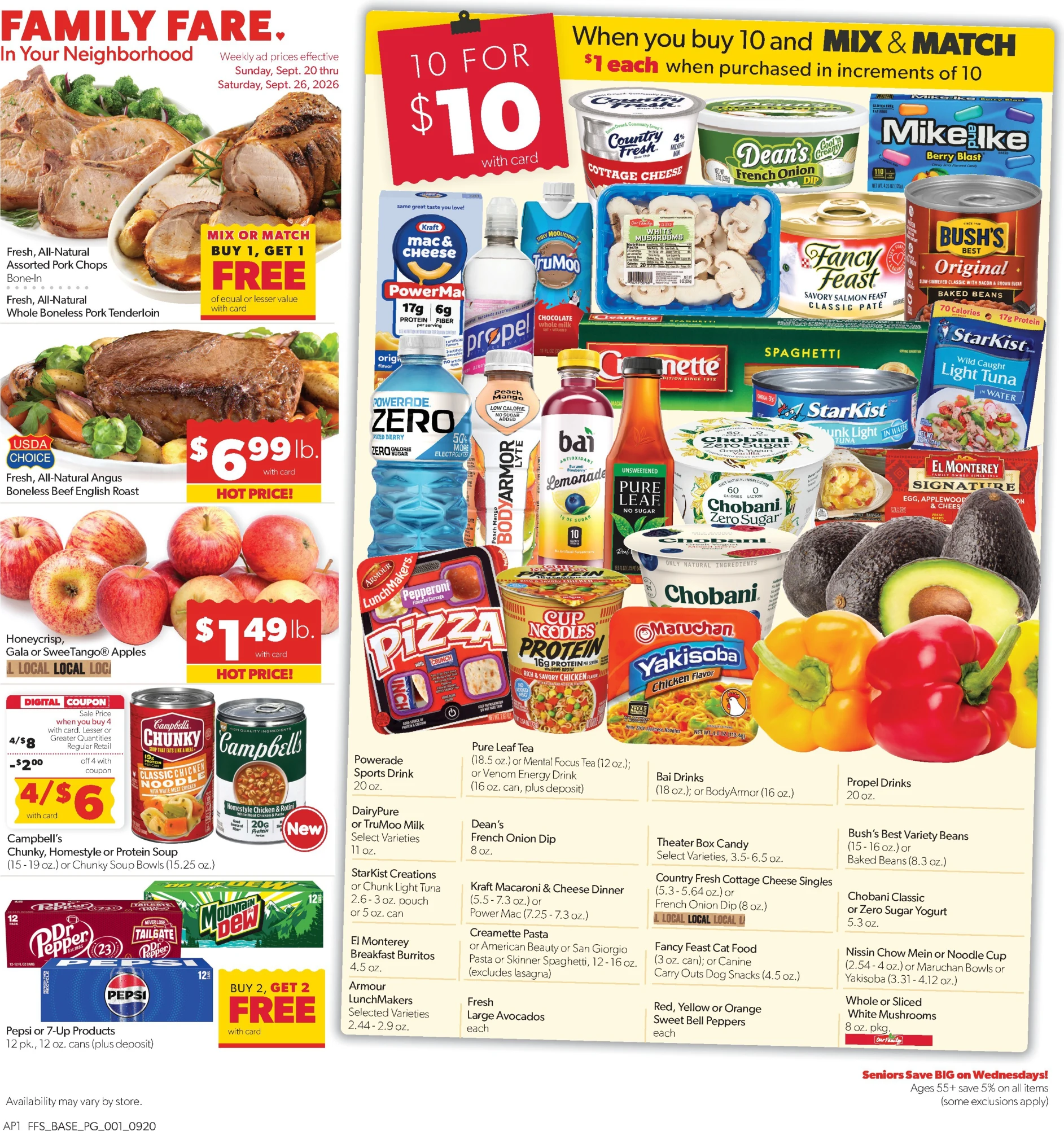 Family Fare Current Ad - Page 1