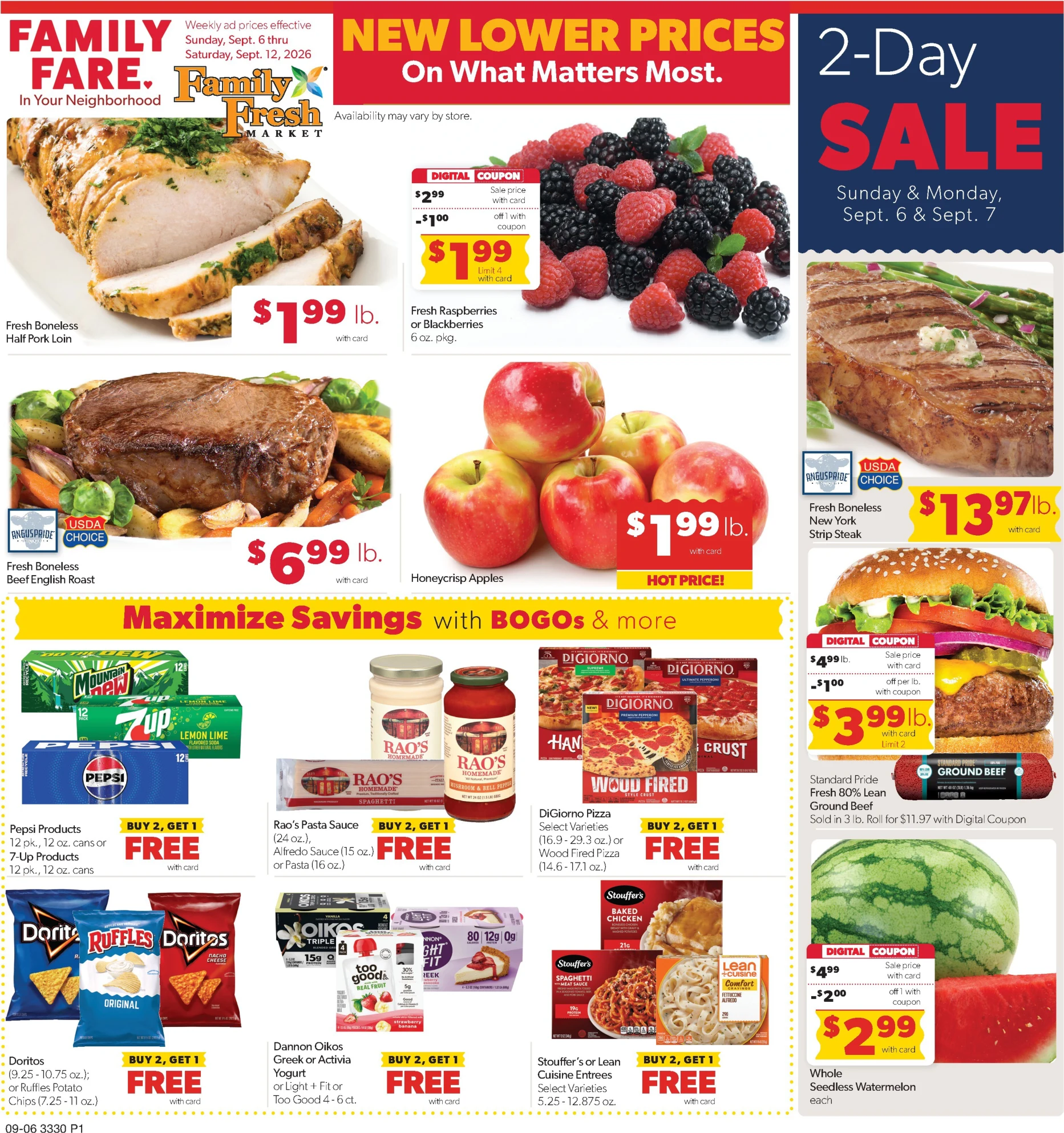 Family Fresh Market Current Ad - Page 1