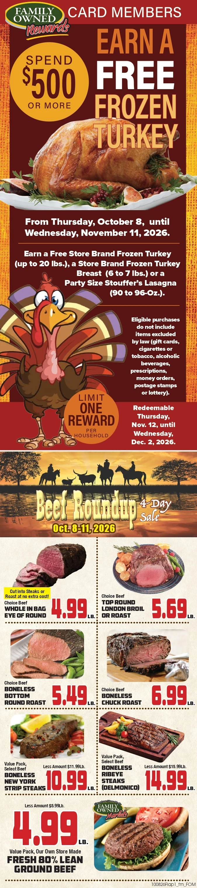 Family Owned Markets Weekly Ad - Page 1