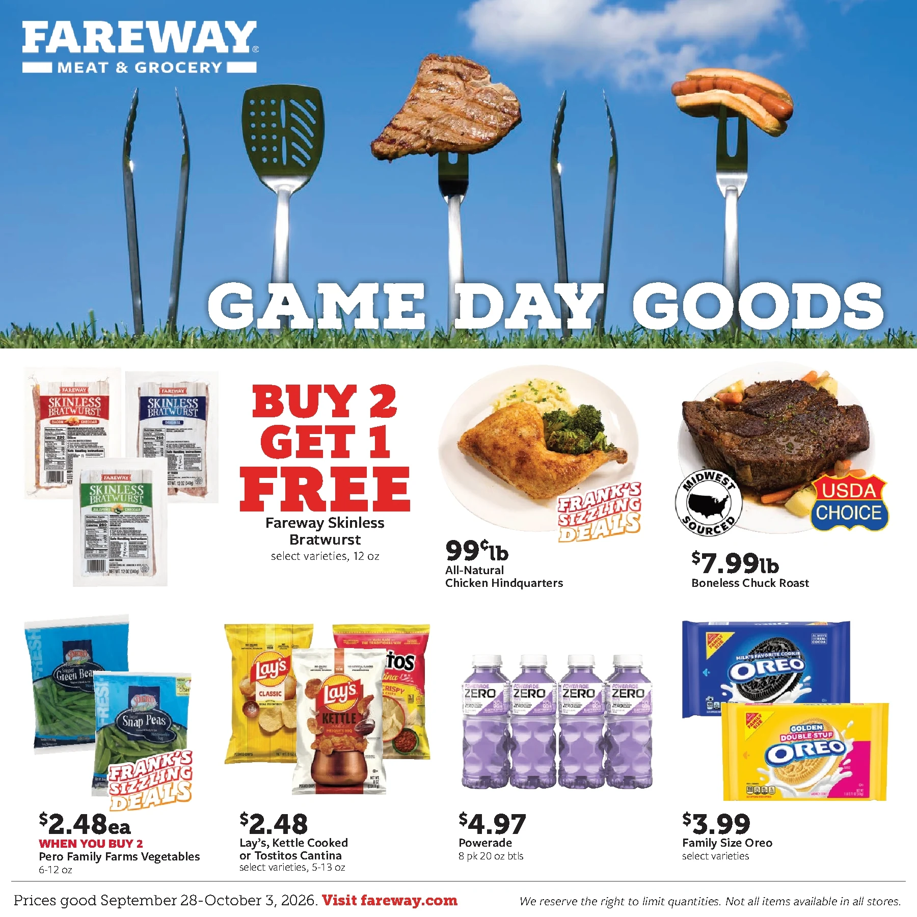 Fareway Meat and Grocery Fareway Weekly Ad - Page 1