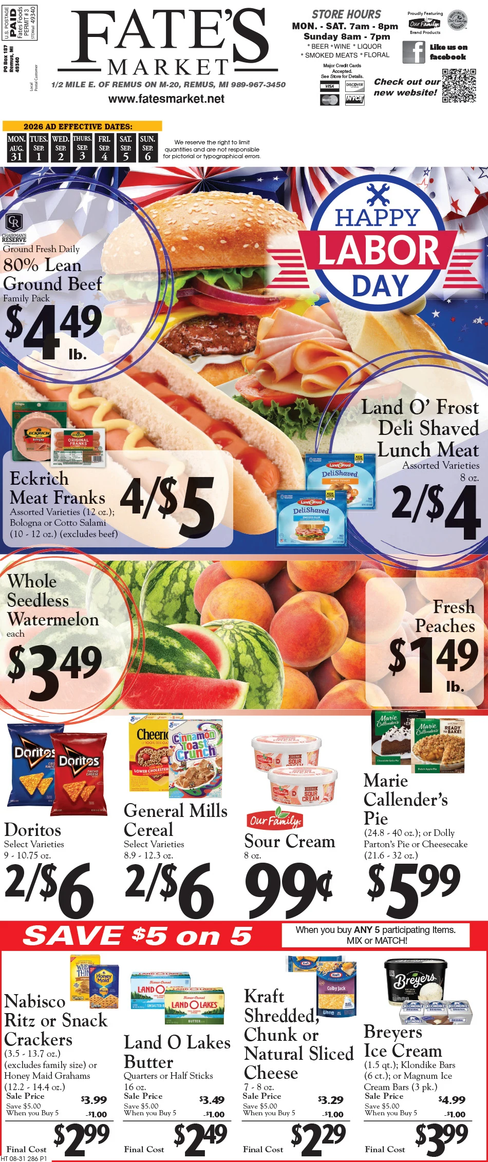 Fates Food Market Weekly Specials - Page 1