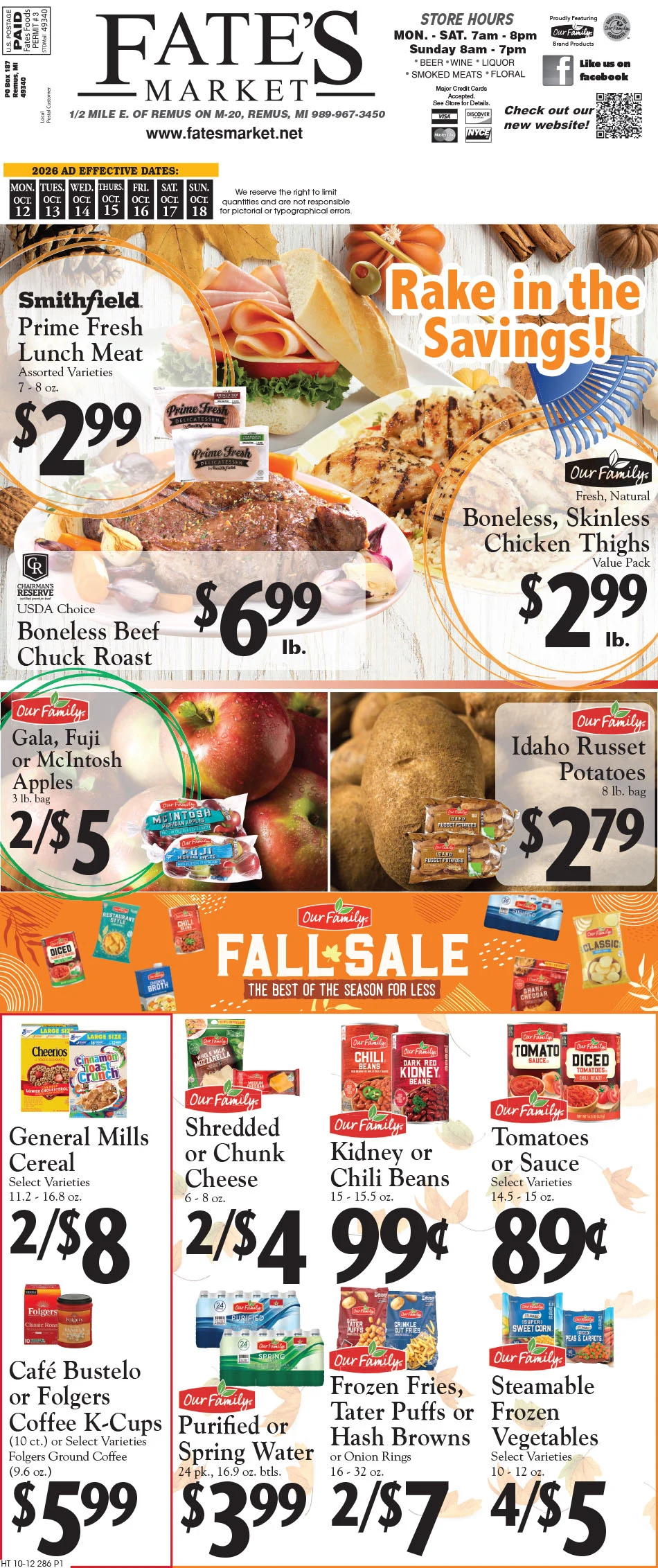 Fates Food Market Weekly Specials - Page 1