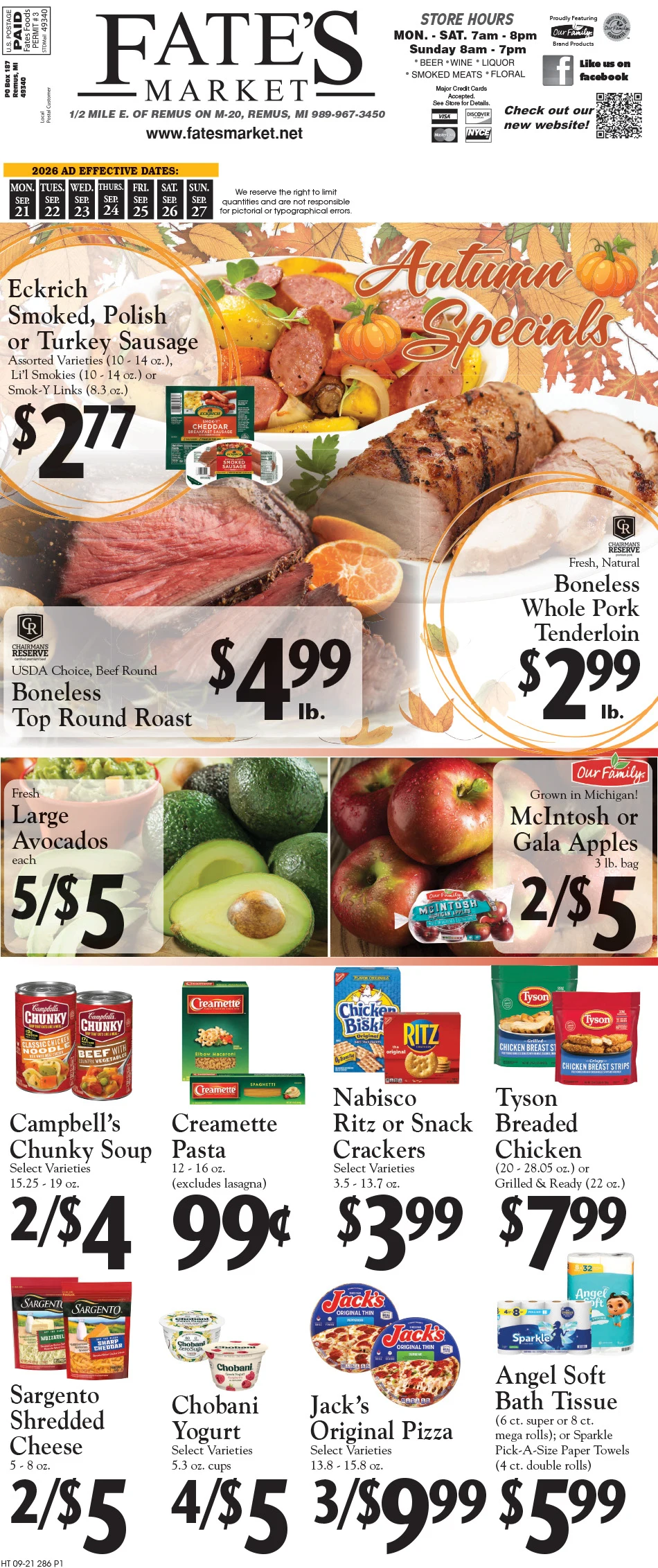 Fates Food Market Weekly Specials - Page 1