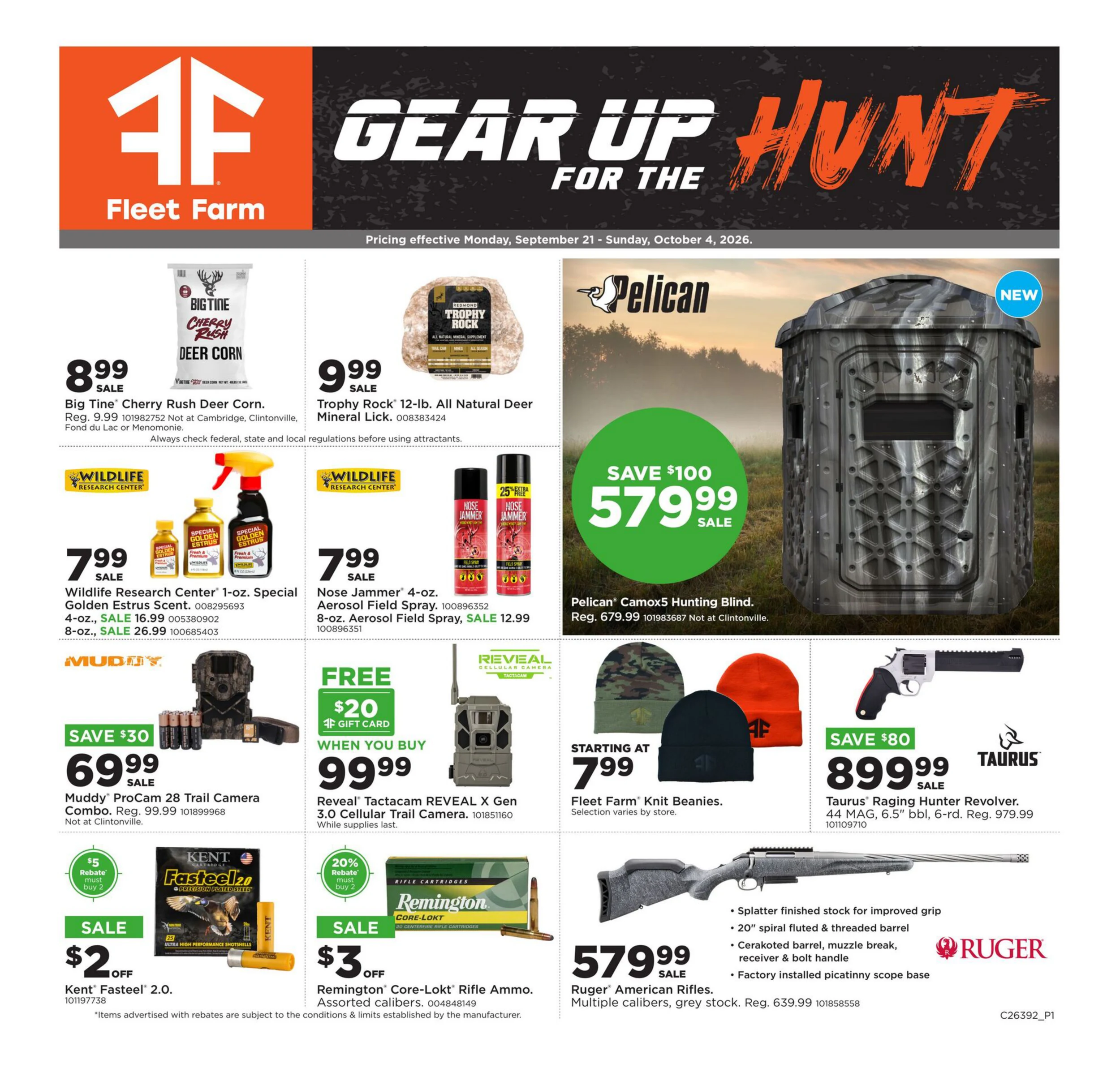 Fleet Farm Weekly Ad - Page 1