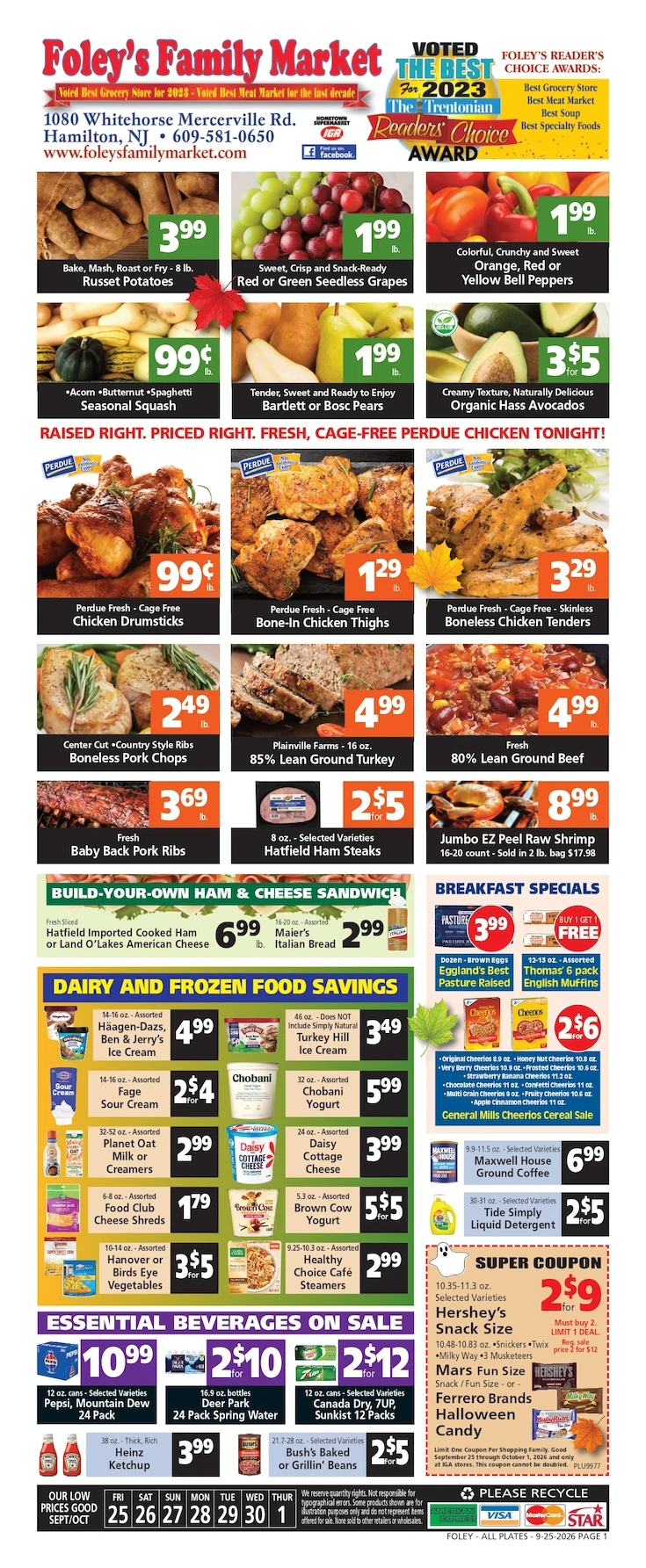 Foley's Family Market IGA Weekly Ad - Page 1