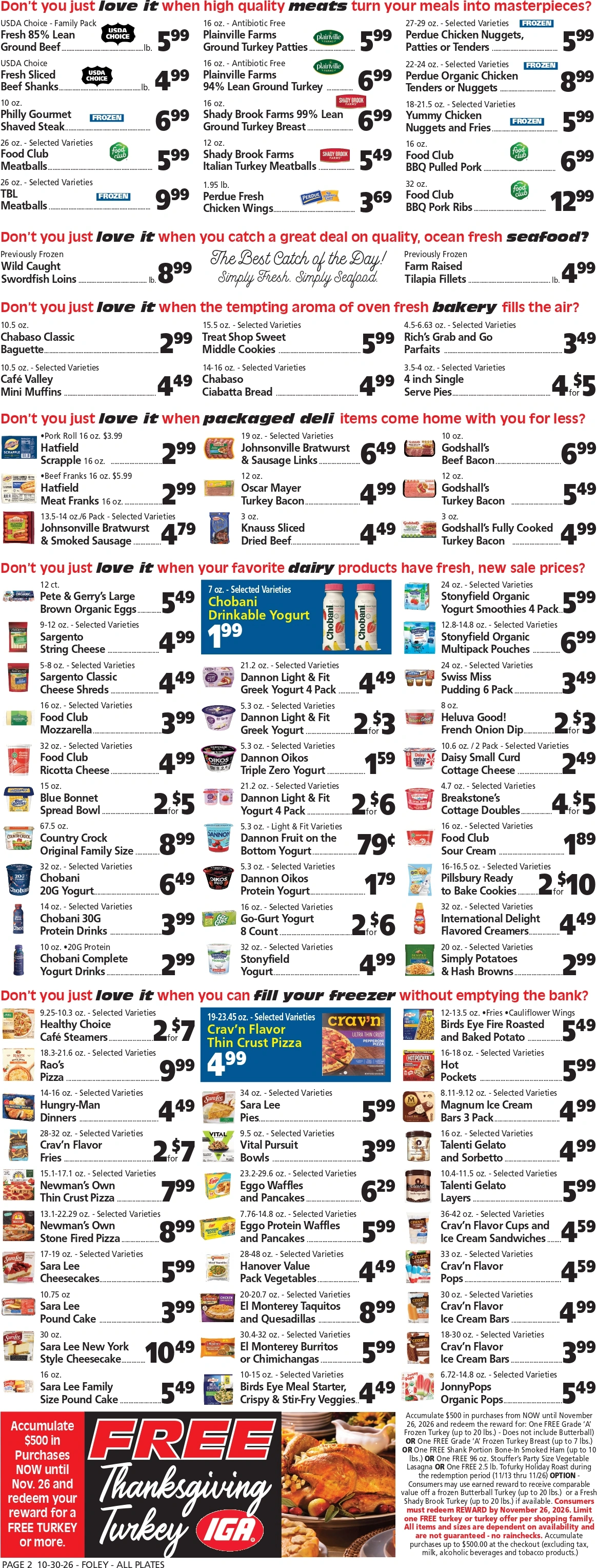 Foley's Family Market IGA Weekly Ad - Page 2