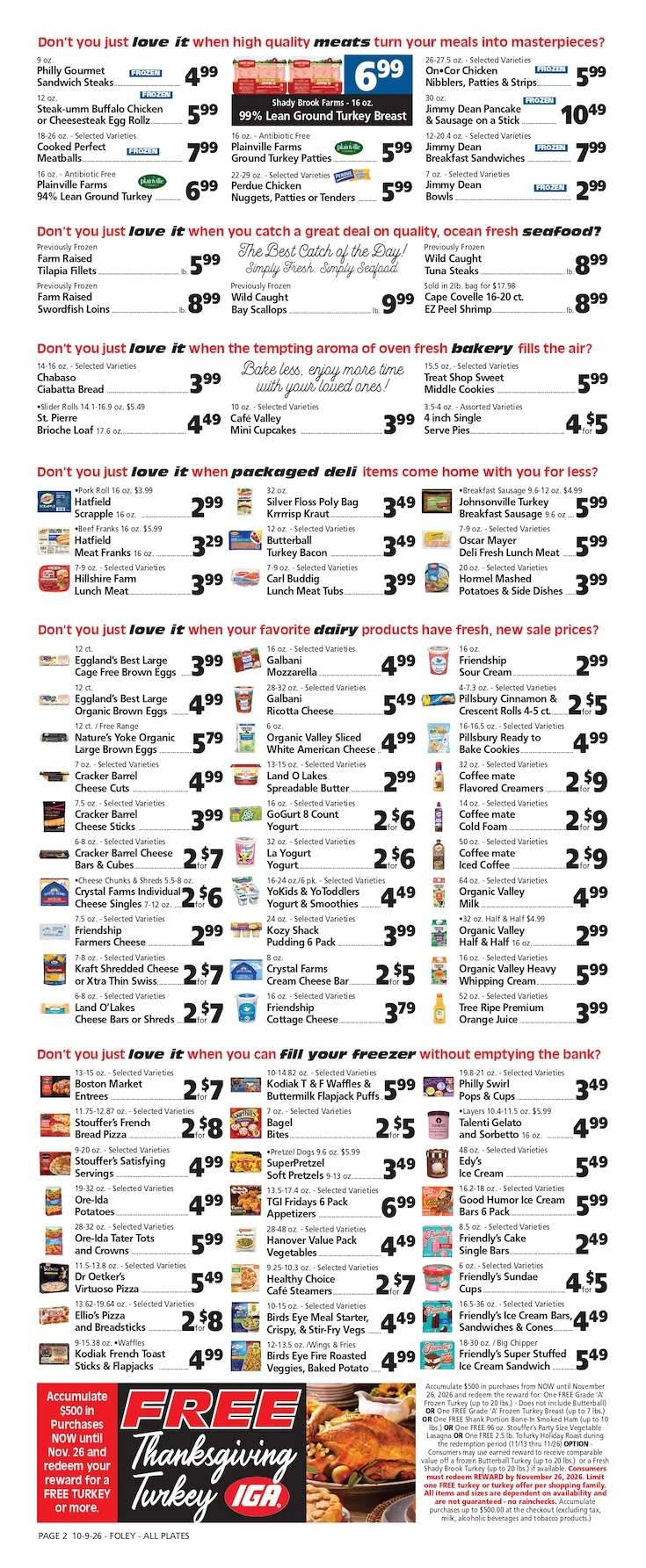 Foley's Family Market IGA Weekly Ad - Page 2