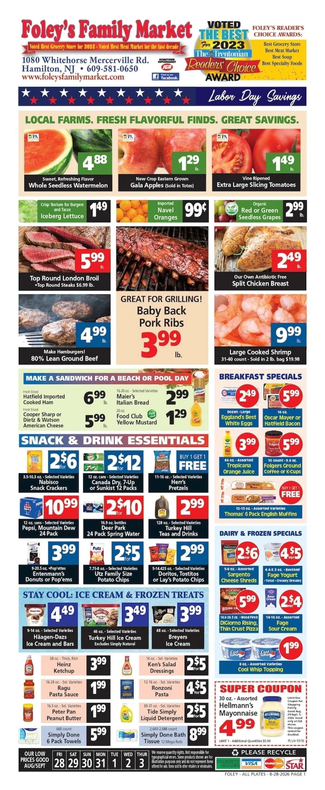 Foley's Family Market IGA Indexed Weekly - Page 1