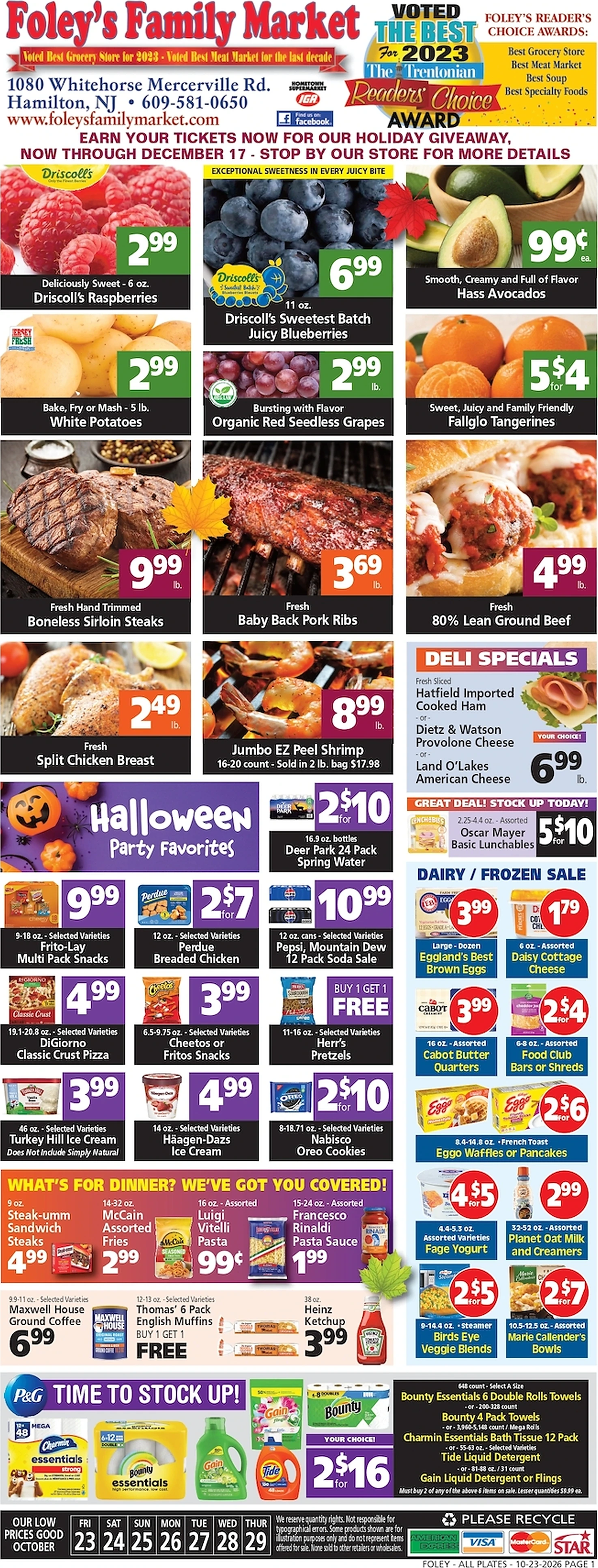 Foley's Family Market IGA Weekly Ad - Page 1