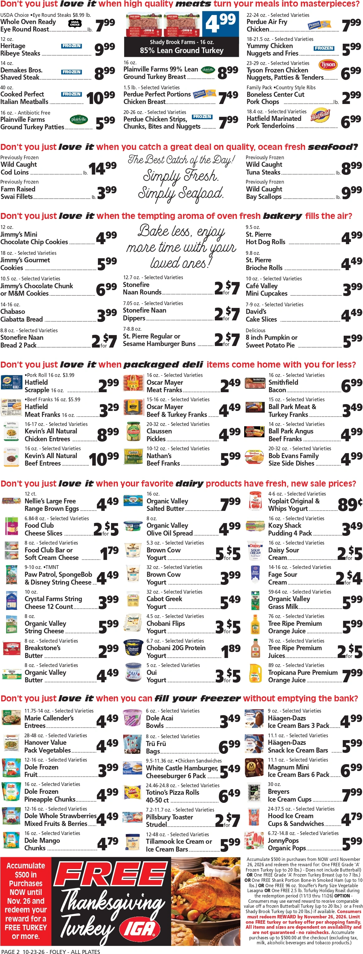 Foley's Family Market IGA Weekly Ad - Page 2