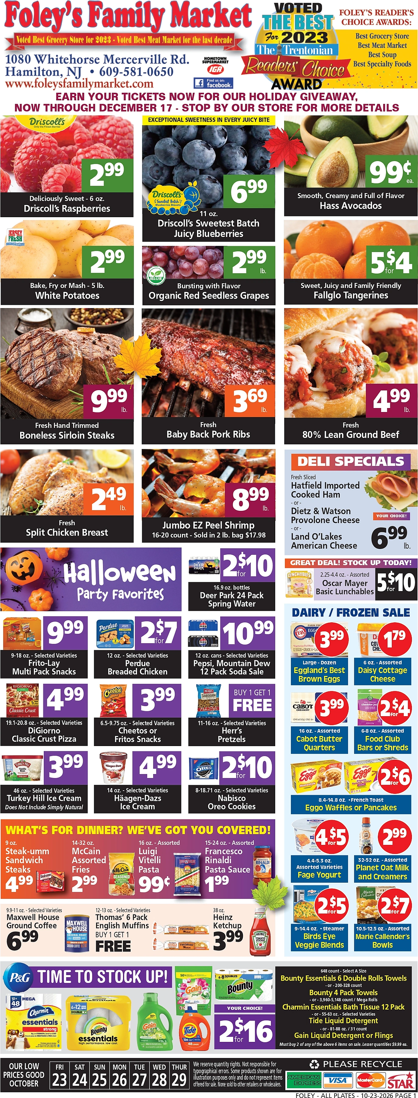 Foley's Family Market IGA Weekly Ad - Page 1