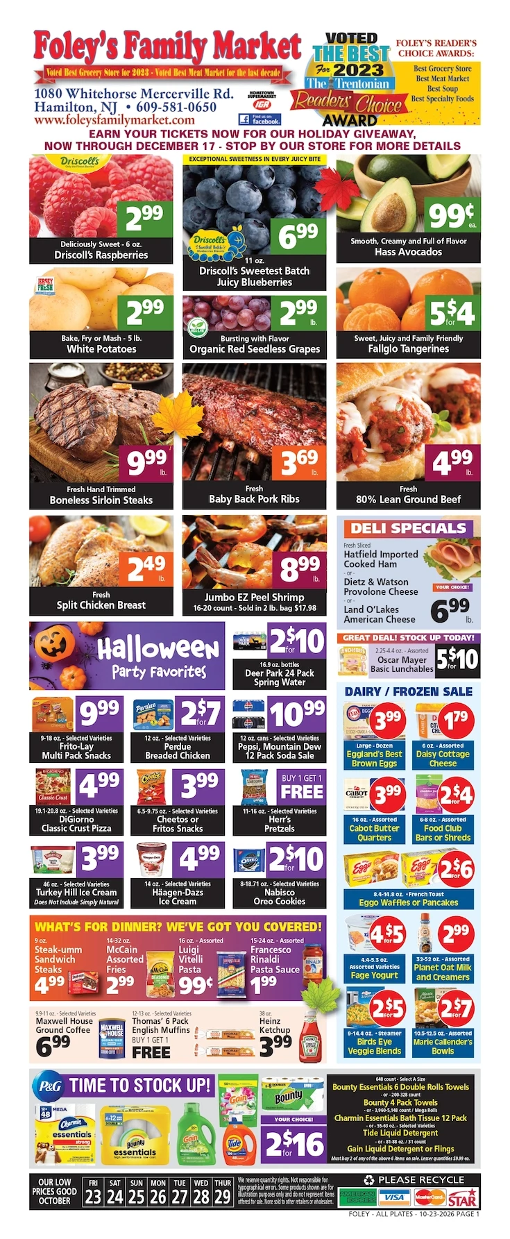 Foley's Family Market IGA Weekly Ad - Page 1
