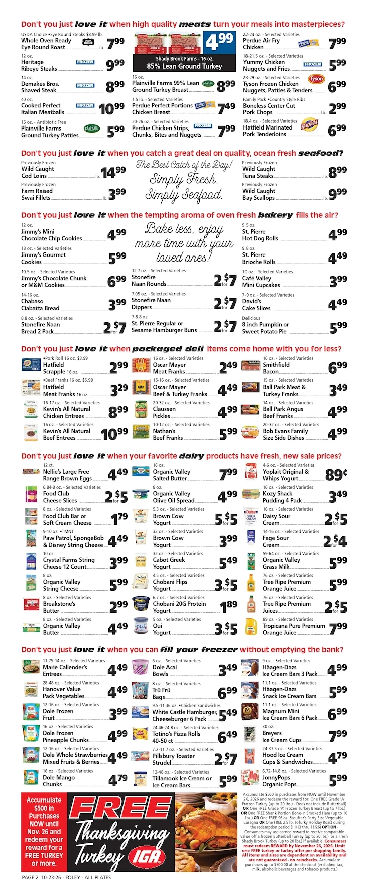 Foley's Family Market IGA Weekly Ad - Page 2