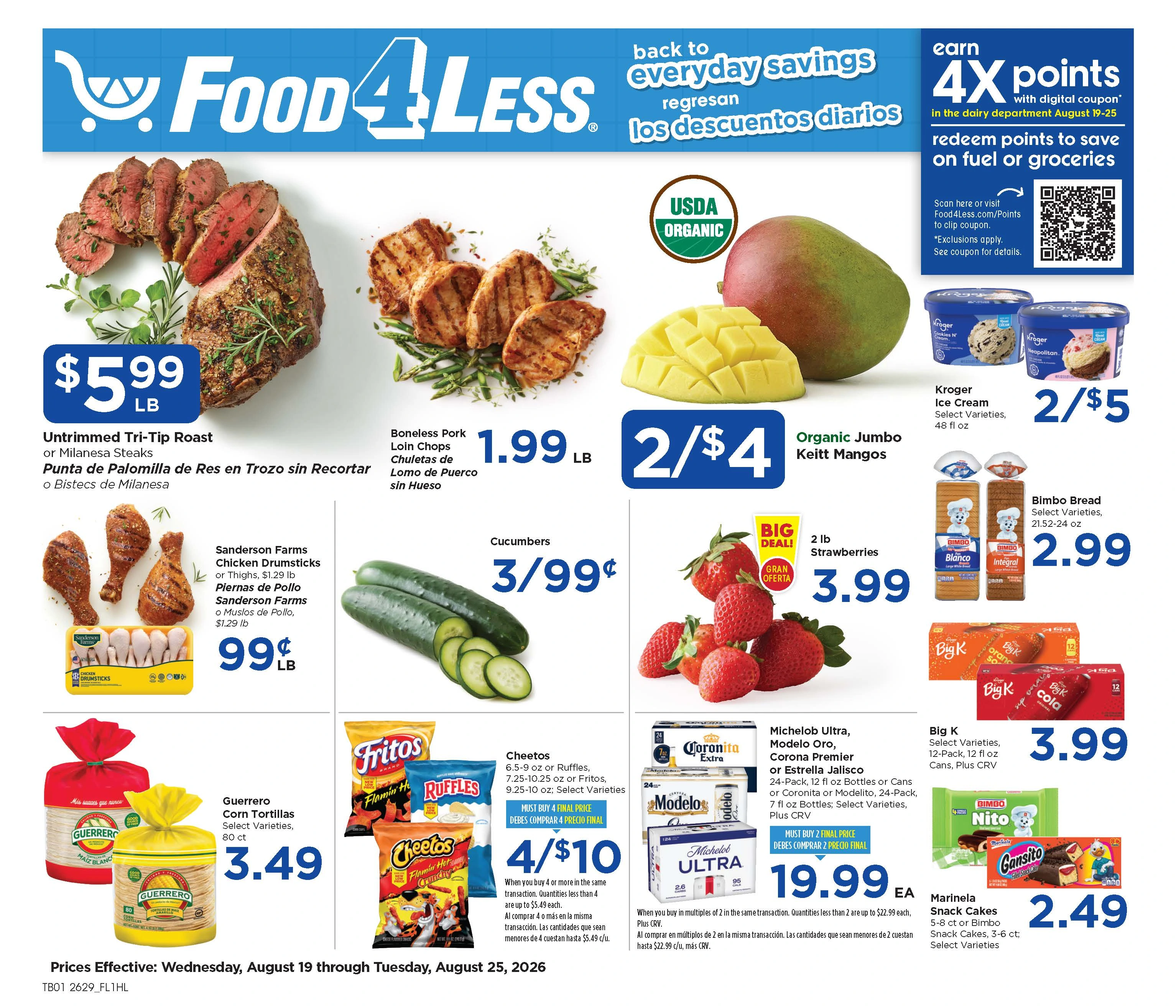 Food 4 Less Cathedral City Marketplace Weekly Ad Print - Page 1