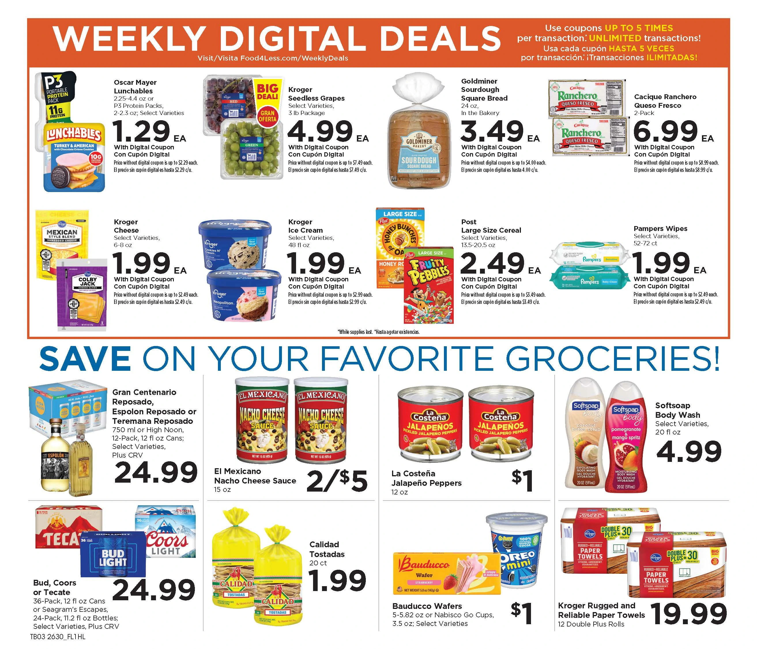 Food 4 Less Cathedral City Marketplace Weekly Ad Print - Page 4